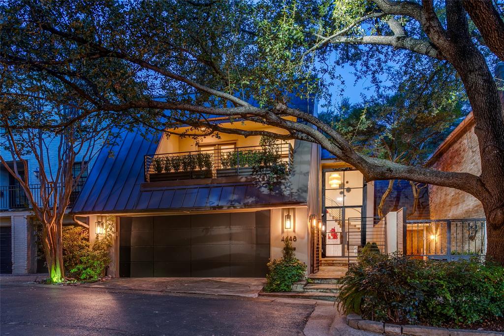 One of a kind Jewel box in the magical gated Christopher Place, with its own private park. This totally remodeled custom home is ready for its new custodian's. Double doors greet you with a sweeping staircase that leads beyond to the two story Living Dining room with a large gas fireplace and walls of glass onto a private large courtyard with custom fountain, replaced landscaping and turf and a gas grill. The cooks kitchen has commercial appliances with a six burner gas cooktop, double ovens, warming drawer and Miele coffee center. The Den is semi open plan with oak built ins and large TV. The powder room, has silk Phillip Jeffries wallpaper and reeded vanity with alabaster scones. The cute bar area with designer English wallpaper and attached two car garage finish up the public areas on the first floor. Upstairs there is a spacious Primary bedroom with oversized fitted walk in closet and ensuite bathroom with soaking tub separate shower and large double sink. The laundry room is on this level which is convenient for the bedrooms. The second. bedroom has a wall of custom cabinetry and ensuite shower room with good size walk in closet. There is a Sonos sound system through every room  electric blinds  plus  Lutron lighting system for mood setting or to control on your phone when you are away from you home. Please check the list of upgrades.