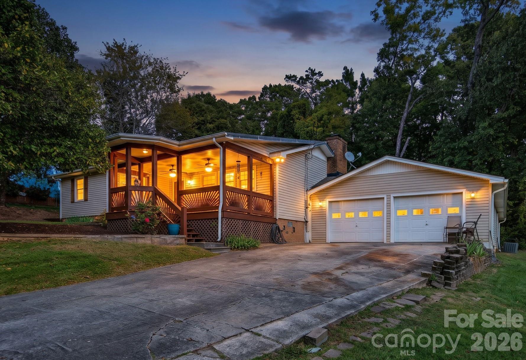 TWO PARCELS. ONE INCREDIBLE OPPORTUNITY! NO HOA! Discover the space, flexibility, and possibilities of this unique Concord property offering approximately 0.75 acres across two adjoining parcels! The main residence at 826 Silver Fox Drive features 3 bedrooms, 2 full bathrooms, a welcoming single-story layout, and an attached 2-car garage. Enjoy mornings on the covered front deck with ceiling fans, evenings grilling outdoors, and backyard fun with a NEW playground set! Even better, the refrigerator and washer/dryer are INCLUDED!But what truly sets this property apart is everything beyond the main living space! A separately accessed, approximately 959-square-foot finished addition offers five versatile rooms, an additional full bathroom, heating and cooling, fresh interior paint, beautiful new LVP flooring throughout most of the space, and a separate water heater installed in 2021. Accessible through the attached garage, this flexible space offers possibilities for creative pursuits, a home office, recreation, fitness, hobbies, or simply spreading out.And there's more! The adjoining parcel at 824 Silver Fox Drive features a substantial detached workshop/outbuilding with a spacious main work area and two additional rooms. Whether you envision a creative studio, hobby workshop, project space, or additional storage, the possibilities are exciting! A large 2-car covered carport and expansive driveway provide exceptional parking, with room for approximately 8 additional vehicles on the second parcel alone.The property is served by a longstanding shared well, with a formal agreement intended to be recorded by closing. City water connection is also reportedly available, subject to applicable tap fees and utility requirements.With NO HOA, multiple flexible spaces, generous parking, outdoor living areas, and two adjoining parcels, this property offers a rare opportunity to create a setup that truly works for your lifestyle.Both parcels are included in the sale. The separately accessed finished addition was constructed without permits and is not included in the main dwelling's reported heated living area. The property is served by a septic system permitted for 3 bedrooms. Square footage is based on prior appraisal information; professional measurements are scheduled to be uploaded by November 5, 2026. Buyers should verify square footage, permits, septic, zoning, utility availability, and intended uses.