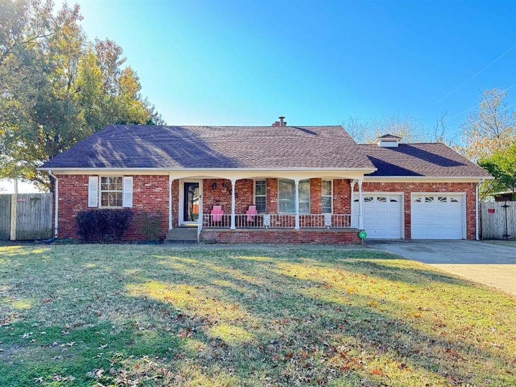 Come view this charming house located in the heart of Oklahoma City, OK. This cozy home offers 2 bedrooms and 2 bathrooms, providing ample space for comfortable living. Step inside and discover a spacious living area, perfect for relaxation and entertainment. The front porch adds a touch of charm to the exterior, inviting you to sit back and enjoy the pleasant Oklahoma weather. With 2 living rooms, there is plenty of space to accommodate your lifestyle needs. The kitchen boasts stainless steel appliances, providing a modern touch to your culinary endeavors. The backyard includes a storm shelter, ensuring your safety during inclement weather and a beautiful deck, overlooking the huge backyard, where you can create lasting memories with friends and family.