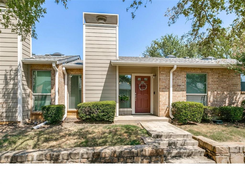 Property is a must see as everything has been updated and is move-in ready.  Great floor plan with Jack and Jill bath.
Lovely private back patio with privacy fence. Perfect location within walking distance to anything you could need as well as located in the mid-cities area, GCISD schools. Very hard to find this type of home under $300,000 in this area with the noted amenities.  If you want to simplify your life this is the home.  
Washer, Dryer and Refrigerator included with the sale.