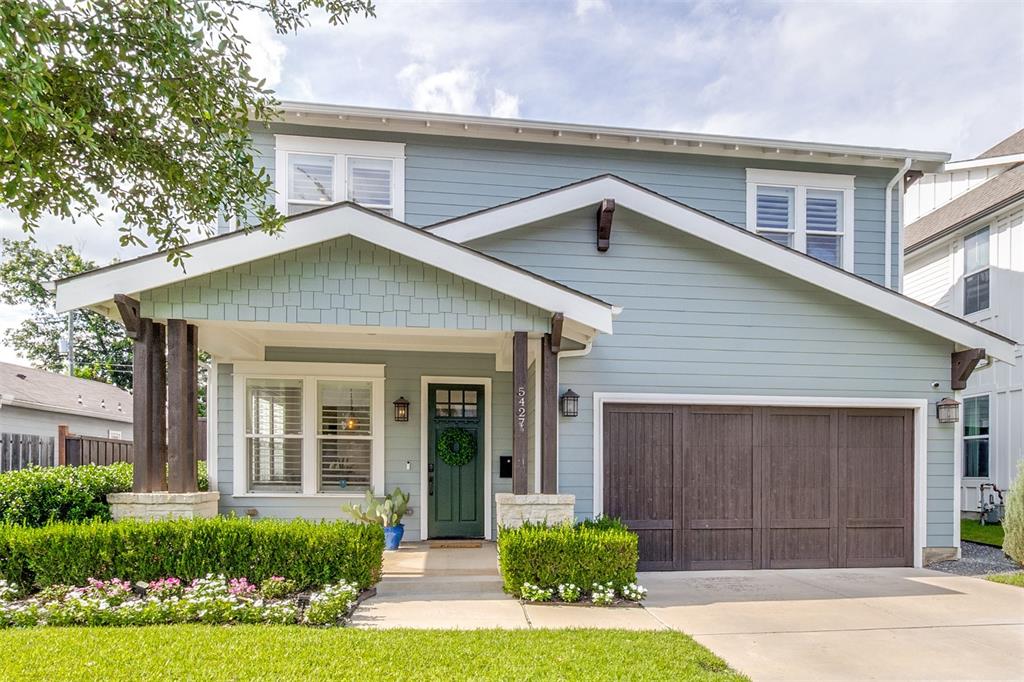 Blending timeless Craftsman charm with modern sophistication, this handsomely refreshed Vickery Place residence offers exceptional living in one of East Dallas’ most energetic and sought-after neighborhoods. Built in 2014 and thoughtfully enhanced by the current owners, the home features newly installed hardwood floors upstairs, fresh paint, an updated backyard fence, and an expanded outdoor entertaining area with pavers.Designed for both everyday comfort and effortless entertaining, the open-concept floorplan centers around a chef’s kitchen appointed with premium Dacor appliances, crisp designer backsplash, leathered granite island, abundant storage, and a generous walk-in pantry. A stylish wet bar with wine refrigerator serves the adjacent living and dining spaces, creating a seamless flow for gatherings of all kinds.The inviting den showcases a striking marble-surround wood-burning fireplace and overlooks the wide covered porch and private sunny backyard. The dining room is enhanced by a dramatic bookcase wall offering both character and functionality. A downstairs guest bedroom, currently serving as a study, provides flexibility.Upstairs, the luxurious primary suite features its own fireplace, private covered balcony, spa-inspired bath with wet room, and a smartly updated custom closet. Two additional oversized bedrooms share a connecting bath, while a spacious utility room with sink adds convenience to the second level.Enjoy an unbeatable location just moments from Henderson Avenue’s acclaimed dining and entertainment destinations, along with exciting new retail and restaurant developments on the horizon. For those envisioning an even more elevated outdoor lifestyle, a professionally designed pool, pergola, and landscape plan will convey with the property.A rare opportunity to enjoy classic Craftsman architecture, modern updates, friendly neighbors,highly regarded public schools and exceptional walkability in one of Dallas’ most vibrant neighborhoods.