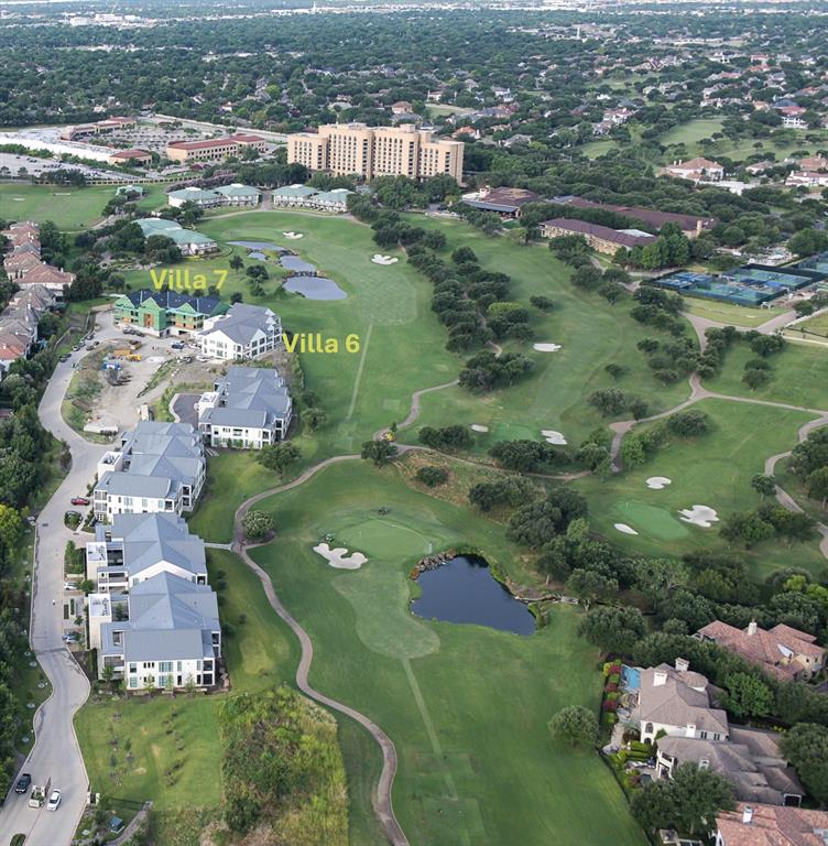 The Residences are luxury new construction golf villas nestled on the 17th and 18th fairway of the prestigious TPC Las Colinas golf course. Adjacent to the Ritz Carlton Resort and the Nelson Golf and Sports Club. Each exquisite home in Villa Seven offers spectacular panoramic views of the scenic waterfall! #21 is the premium penthouse corner location! Includes an oversized and enclosed 3-car garage! Relax on your private terrace and enjoy the serene sound of the waterfall while watching the sunset over the Ritz. Villa Seven is 75% pre-sold with scheduled completion in late Spring 2026.  Buyers still have an opportunity for design selections with the builder interior design team. These unique, one-story villas are a golfers paradise and an architectural masterpiece. The open-concept design is enhanced by high ceilings and an abundance of natural light provided by floor to ceiling windows.  A blend of classic and contemporary that exude excellence and understated elegance. Offering nature's tranquility, the golf course is designated as a “certified Audubon cooperative sanctuary.” Experience the epitome of resort living within minutes of downtown Dallas. The Residences are a cart ride away to golf, tennis and pickleball courts, dining, pools with cabanas, the spa, social events and all of the amenities offered with the Nelson club and Ritz Carlton resort.  Only a moment to the Las Colinas business hub headquarters and upcoming Wells Fargo campus, Toyota Music Factory and entertainment complex, Lake Carolyn with multiple lakefront dining and retail options. The location is unsurpassed for business or personal travel. Only 10 minutes to DFW and 15 min to Love Field Airports.  Experience resort living and a luxury, low-maintenance lock and leave lifestyle at its' finest!