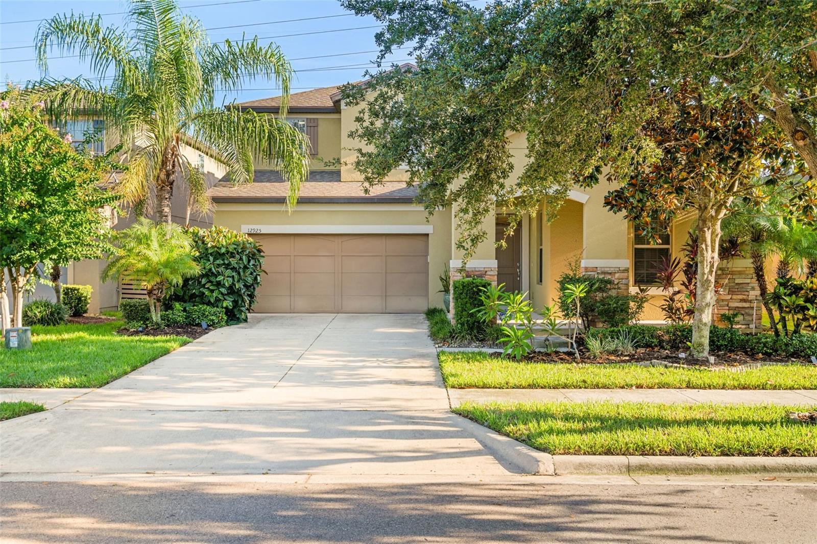 This splendid two-story home features four large bedrooms and 2.5 bathrooms. The true highlight of the home is its stunning, oversized kitchen, which has a huge amount of cabinet and counter space. Not one, but two islands provide a setting for casual dining and culinary creativity. The main floor offers a cozy first-floor bedroom for added convenience and flexibility, suitable for guests or as a multipurpose room.

Adjacent to the kitchen is a spacious pantry, which accommodates your organizational needs by adding necessary storage space that's also functional. As you step outside to discover a generous backyard with a covered patio private oasis perfect for relaxing and entertaining, with the notable advantage of having no rear neighbors. Upstairs, a large upper-floor loft offers an area for retreat and recreation, providing additional space that can adapt to your lifestyle. The luxurious upstairs laundry setup, complete with a large utility sink. The layout and design speaks to the home's functionality, which blends style with convenience.

Designed with an open-concept floor plan, this home invites natural light and fosters a sense of spaciousness, further enhancing the property's welcoming atmosphere. Elegance, comfort, and practicality are intertwined in every feature of this house.

SELLER IS OFFERING A 1-YEAR HOME WARRANTY FOR BUYER.
