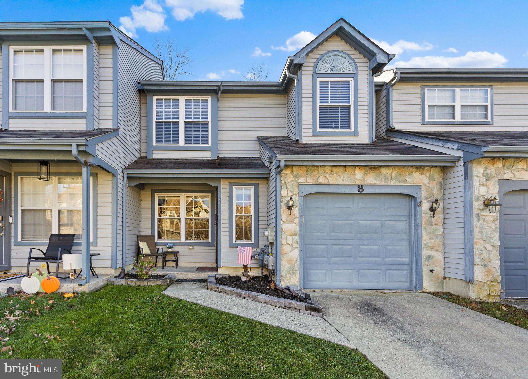 Largest floorplan in The Lakes Townhomes.  The Durham! Most desired model with exceptional upgrades & added special touches.  Stunning remodeled kitchen with backsplash, corian countertop, ceramic tile, new microwave, Huge stainless steel sink & Refrigerator.  Lots of light with soaring cathedral ceilings in Family Room.  Cozy up by the Gas Fireplace in Family Room while watching the seasons change colors in the trees in your park like back yard.  Step outdoors onto brick pavers in backyard & take in nature sights & sounds.  Freshly painted, custom blinds throughout, ceiling fans, &  spectacular Dining Room Light fixture.  Newer windows, luxurious upgraded baths all boast of new vanities with tilt in front drawers, upgraded Toto toilets & impressive tile work.  Master bath top knotch upgrades with extended oversized tiled shower! Great storage for pantry items & storage extends beyond the stairs. One Year Home Warranty included! You've waited for this one ! Come see your Home Sweet Home in The Lakes. Property being sold in "As-Is" condition.