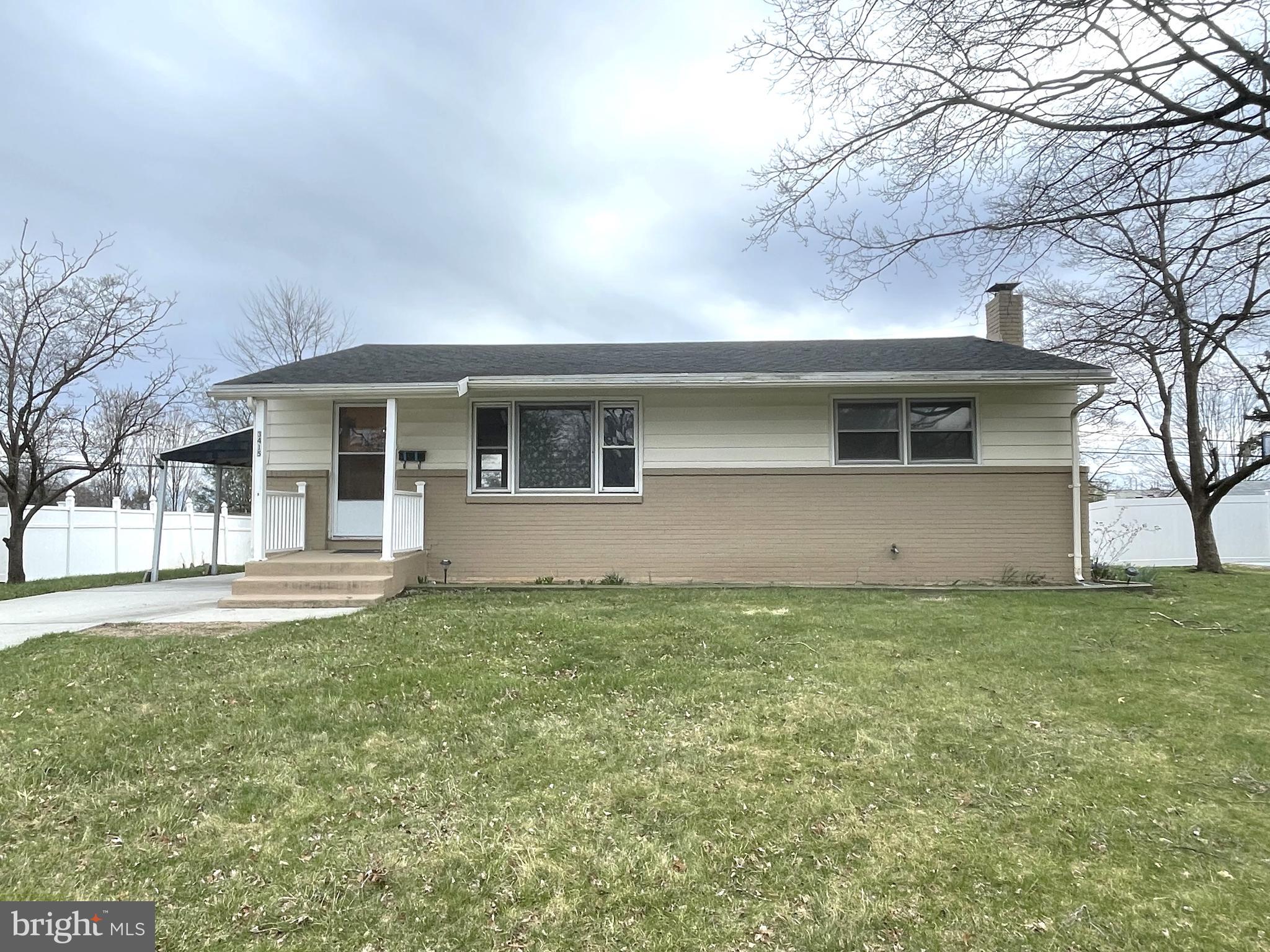 Welcome home to this great ranch style home in the Hollywood development.  This property has three bedrooms and one bathroom on the main level, plus hardwood flooring in the living room.  New carpeting has just been installed in the bedrooms, and the entire first floor has been professionally painted.  The HVAC system was replaced in 2015, and a new roof was installed in 2017.