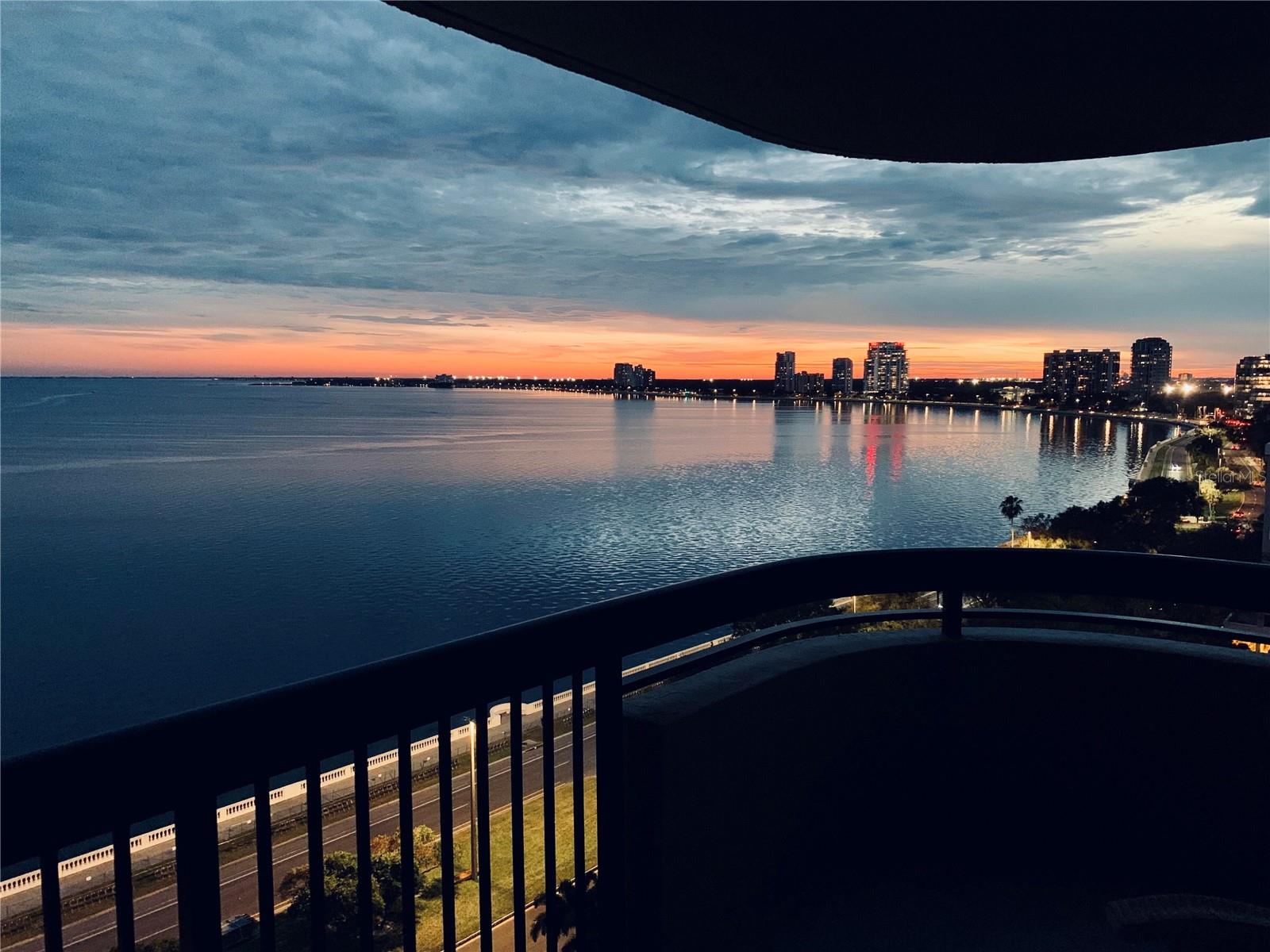 THE VIEW! Once you see it, you will never want to leave!  High Floor UPGRADED condo with WORRY FREE HOA - MILESTONE STUDY DONE, ALL ASSESSMENTS PAID OFF! Experience the breathtaking Tampa Bay water views and sunsets every day from 14th FLOOR of this exquisite luxury condo located on Bayshore Blvd. Over 1,500 sq.ft., two bedrooms, 2 bathrooms, newly renovated top to bottom, upgraded and move in ready unit. Enjoy breathtaking OPEN WATER VIEWS of the bay from the living room, master bedroom, and wrap around EXTRA LARGE BALCONY. The beautifully designed living room features a decorative stone wall and two sets of sliders out to the balcony offering full views of the bay and south Tampa. The kitchen features bright cabinetry, granite countertops, and stainless appliances with a breakfast bar and access to the dining room. The sitting area off the kitchen could accommodate a large dining table if desired, or could be used as an office. Very nice sized master bedroom with full WATER VIEW, remodeled on-suite bath which has a walk-in custom built closet. The second bedroom, includes a built-in Murphy bed, wall unit with a desk, and a large closet. Convenient stacked washer/dryer with folding table and cabinets are located in the hallway between the bedrooms. A beautifully remodeled second bath is located next to the second bedroom. Crown molding and high quality vinyl plank flooring throughout. The Atrium offers 24/7 STAFFED FORNT DESK SECURITY, heated pool and spa overlooking the bay, rooftop tennis courts, fitness center, club room, library, and on-site management. The best location in Tampa on Bayshore -  WALK TO EVERYTHING TAMPA, Howard Avenue, Hyde Park, Downtown Tampa, top restaurants, shops and entertainment venues. Jog, bike or stroll on Bayshore Blvd right outside your door. The Atrium is a quiet building offering safety, security and privacy.  The complex is PET FRIENDLY and has a dog park. Embrace the luxurious lifestyle and best of Tampa!