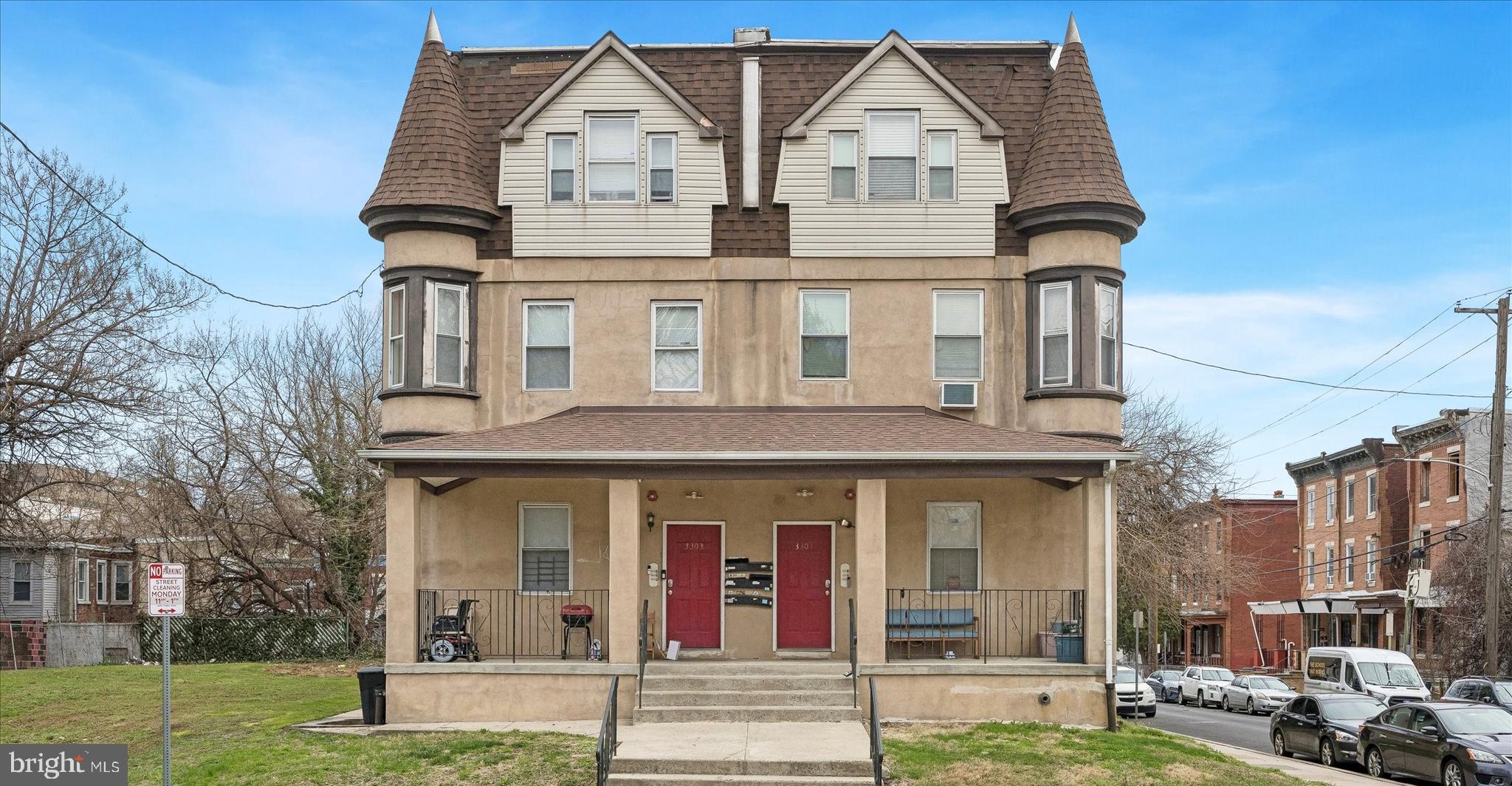 **3 units to include 1- two Bedroom, 2 - three bedroom with a total rent of $4,000 per month. Landlord pays water, tenant pays heat**This property is being sold with 3303 N 16th Street for $360K each**This Portfolio is part of an 8 Multifamily buildings and 1 single family house package of rental homes  located in the desirable Temple Town and Temple Hospital areas. Most of the units are rented. Properties are in good condition, and this package is a nice long-term investment. A full agreement of sale and Proof of funds is required, and with agreeable terms and conditions, a 10-day due diligence will be granted to buyer with a full property tour and financials.  Seller is requesting to sell all 9 units, however, is open to selling single properties .  All offers will be presented and proof of funds with financial strength is required, all units are legal Multifamily and have been lead tested with rental licenses. All deposit checks/wires must be received within 48 hours of a signed agreement of sale. These rental homes will offer a good yield as Philadelphia continues to build momentum.