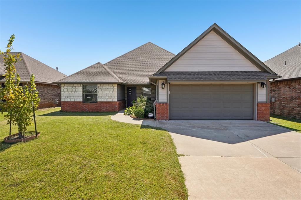 This welcoming home tucked away on a quiet cul-de-sac in the charming Pleasant Grove neighborhood. Inside, you’ll find an open floor plan filled with thoughtful details. The main living space features vaulted ceilings and a stunning quartz stone fireplace and flows into the modern kitchen with bold granite countertops, abundant cabinets, a true pantry, and a fresh yet welcoming color scheme.  

The primary bedroom is a true retreat with a tray ceiling, ensuite bath featuring dual sinks, soaking tub, walk-in shower, as well as a walk-in closet complete with a built-in dresser. A split floor plan provides privacy, with secondary bedrooms offering plush carpet. A dedicated study behind glass french doors offers the perfect spot to work from home or study. 

Enjoy the outdoors with a private backyard and oversized patio, perfect for unwinding after a long day or entertaining guests. Extras include a large mudroom to corral shoes and bags upon arriving home, built in hallway storage, and additional space in the garage. All of this in a primo location with quick interstate access and countless options for shopping and dining moments away.