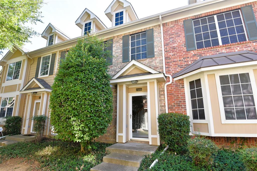 This is the one! Welcome to this beautifully maintained townhome in the desirable Durango Ridge community, offering 3 bedrooms, 2.5 bathrooms, and 1,488 SqFt of comfortable living space.The first floor features engineered hardwood flooring in the high-traffic areas and a bright, open-concept layout. The kitchen offers great functionality and includes a newly replaced dishwasher. A convenient half bath completes the main level.Upstairs, you’ll find a spacious primary retreat featuring two closets and a private ensuite bathroom. Two additional generously sized bedrooms, another full bathroom, and a convenient upstairs laundry room provide plenty of space and functionality for everyday living.Enjoy the peaceful community atmosphere along with fantastic amenities, including a community pool and inviting outdoor sitting area. The HOA provides added convenience by covering front-yard maintenance, the roof, and the exterior.Zoned to the highly acclaimed Hurst-Euless-Bedford ISD and ideally located just minutes from major highways, DFW Airport, shopping, dining, and entertainment. Roof 2020, AC 2023. Low-maintenance, and perfectly located—this one is a must-see!