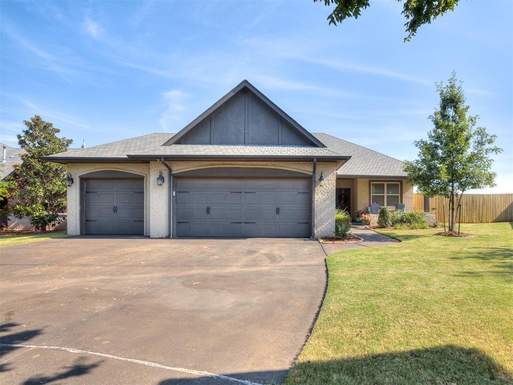 Welcome to this spacious 3-bedroom, 2-bath home in the desirable Sonador addition, located in the highly sought-after Deer Creek School District. With nearly 2,500 square feet of living space, this thoughtfully designed residence offers both comfort and functionality.

Step inside to an inviting open floor plan with a large living area anchored by a cozy gas-log fireplace, perfect for gatherings. The kitchen is a true centerpiece with ample cabinetry, modern finishes, and seamless flow into the dining space—ideal for entertaining family and friends.

A dedicated study/office provides a quiet retreat for working from home or managing household tasks, while the spacious bedrooms ensure privacy and comfort. The primary suite features a relaxing atmosphere with generous closet space and a well-appointed bath.

Set on a corner lot of over a quarter-acre, the exterior shines with a covered patio, front porch, built-in grill, and outbuilding, creating a perfect space for outdoor living year-round. Best of all, the property backs to a large greenbelt, offering expansive usable space, privacy, and beautiful views. The 3-car garage adds plenty of storage and convenience.

Located just minutes from shopping, dining, and major highways, this home offers the perfect balance of neighborhood charm and city accessibility.