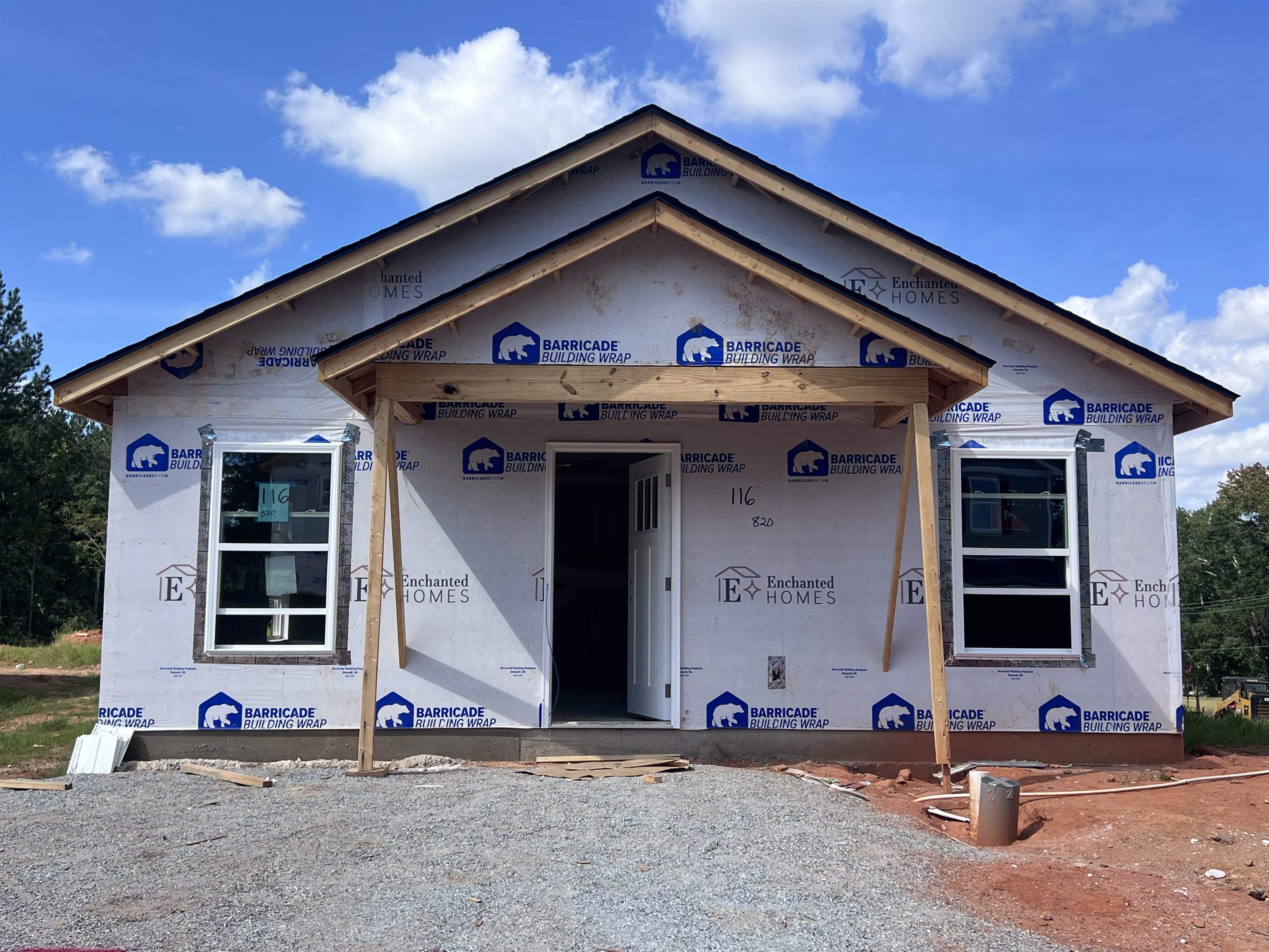 The Elliot (Lot 116).  New construction home built by local builder in Spartanburg! The Elliot Plan is a 2 bed 2 bath single story home. Other features include Luxury vinyl plank flooring, fully sodded yard, back patio and more. 10 year warranty included with 30 year architectural roof. Built with quality craftsmanship, this new construction home combines comfort, efficiency, and value. Conveniently located in the Arcadia Village community with easy access to both interstate 85 and I-26, shopping, dining, schools, etc. Ask about $7500 builder incentive. Community will include playground and dog park. Must see!