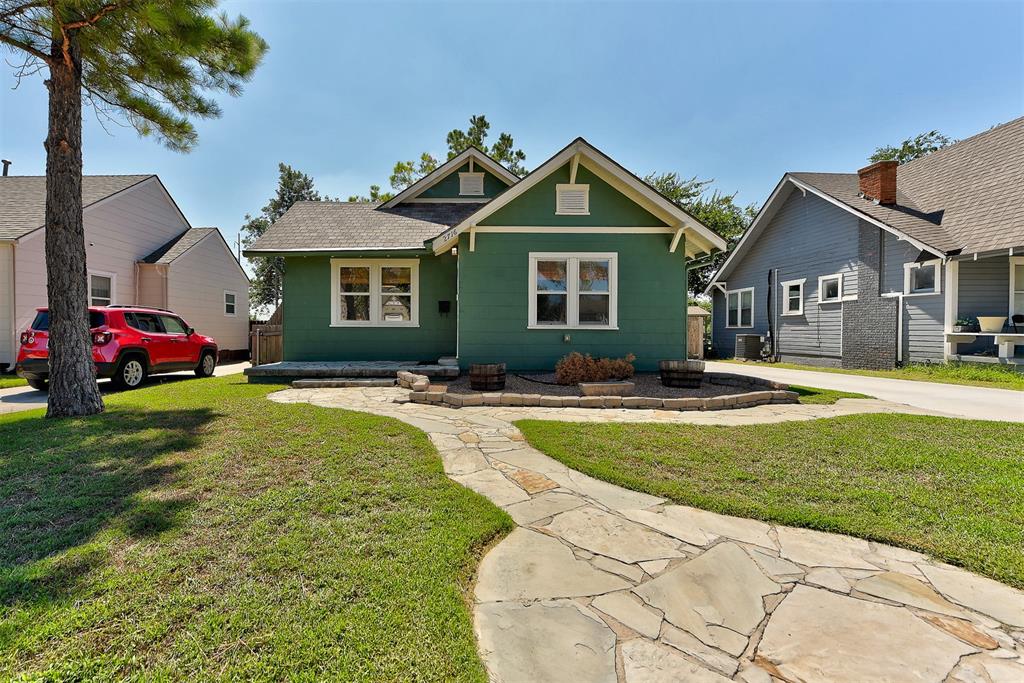 Charming, updated bungalow in the sought-after Historic Miller neighborhood. Situated on a quiet street with sidewalks perfect for evening strolls, this 2-bedroom, 1-bath home offers 1,152 square feet of thoughtfully designed living space blending historic character with modern updates.The inviting interior features an open, airy layout with updated finishes throughout, while the classic bungalow exterior maintains timeless curb appeal. Major system updates include a 2018 hot water tank, updated electrical, mostly vinyl windows, an 8-foot privacy fence, providing peace of mind and low-maintenance living.The property has been successfully operated as a short term rental since 2023 and offers flexibility for a buyer—owner will sell with or without furnishings, making it an excellent option for an investor, or owner-occupant seeking a move-in-ready home. Conveniently located near dining, shopping, and major roadways, this home offers charm, functionality, and versatility in one of Oklahoma City’s most desirable historic areas.