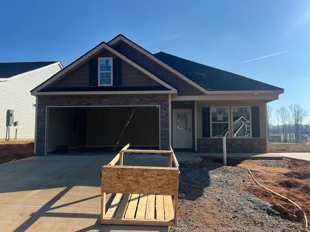 The Cheshire (Lot 49) offers a modern, open concept living area perfect for entertaining.  4 bedroom, 2.5 bath single level plan. Complete with the trademark chair rail, crown molding, and rope lighting.  12'x12'' covered back patio.   30-year architectural shingles, site-built construction, and a 10 year limited warranty are included to give you peace of mind.  Preferred Lender/Attorney Closing Costs Incentive Offered!  *Virtual tour reflects same house plan, not exact house.