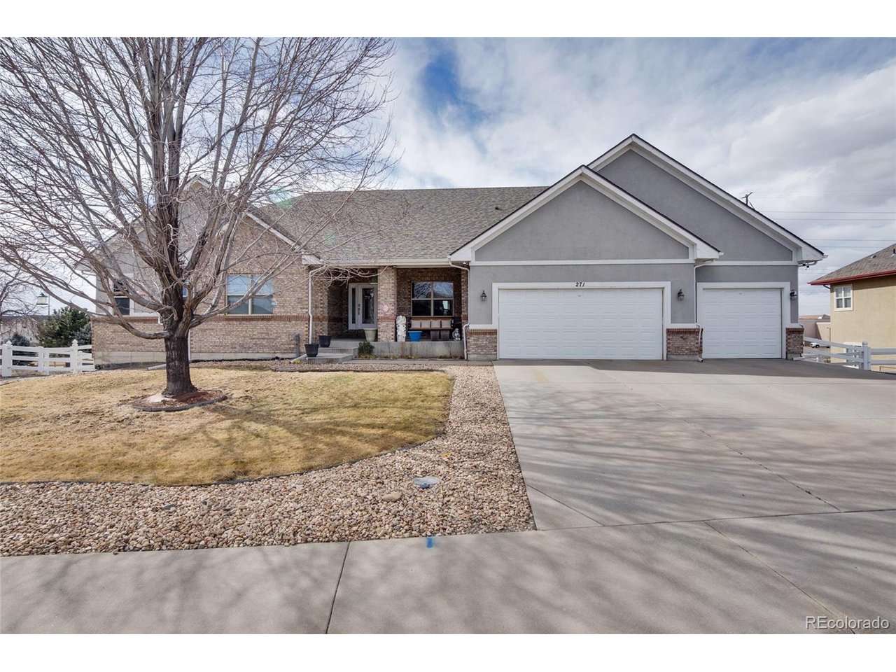 Discover this spacious 5,000 sq ft home in Fort Lupton offering 3 bedrooms and 3 bathrooms with room to live, work, and entertain comfortably. High ceilings create an open, airy feel while still maintaining a warm and cozy atmosphere throughout the home.Thoughtfully maintained with valuable upgrades, including a new roof just 2 years ago, brand-new carpet installed in 2024, and new concrete in the backyard giving you added peace of mind and outdoor enjoyment.The expansive primary suite serves as a private retreat, featuring a spacious en-suite bathroom with plenty of space to relax and unwind. With its size, updates, and inviting feel, this home is a rare opportunity you won't want to miss.