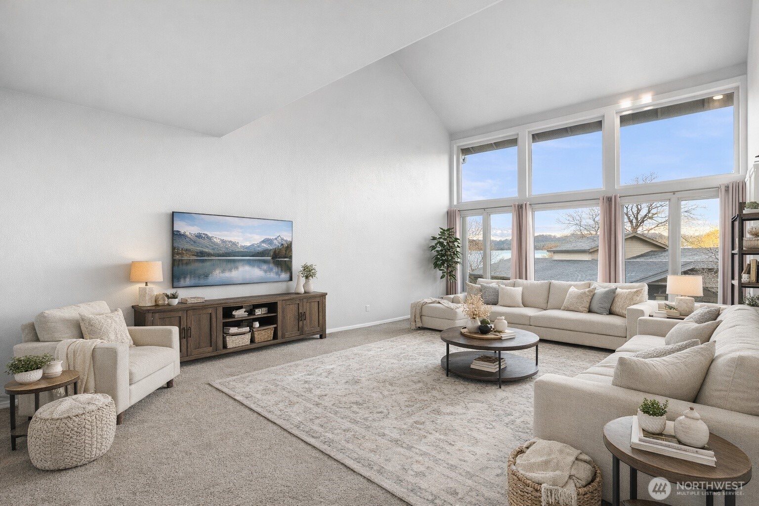 Discover the tranquility of Spanaway Lake living in this beautiful townhouse style condo. Located in the Coffee Creek community, this 2-bedroom, 1.5-bathroom gem offers 1,101 square feet of living space. Recently updated with fresh interior paint, fixtures, and an open bright floor plan. Enjoy the exclusive luxury of private lake access - complete with a sitting area and docks, along with community basketball and tennis courts, swimming pool, and designated RV or boat storage space. Conveniently located for commuting, shopping, dining, and schools, and just minutes to JBLM, this home offers the perfect balance of comfort and convenience.