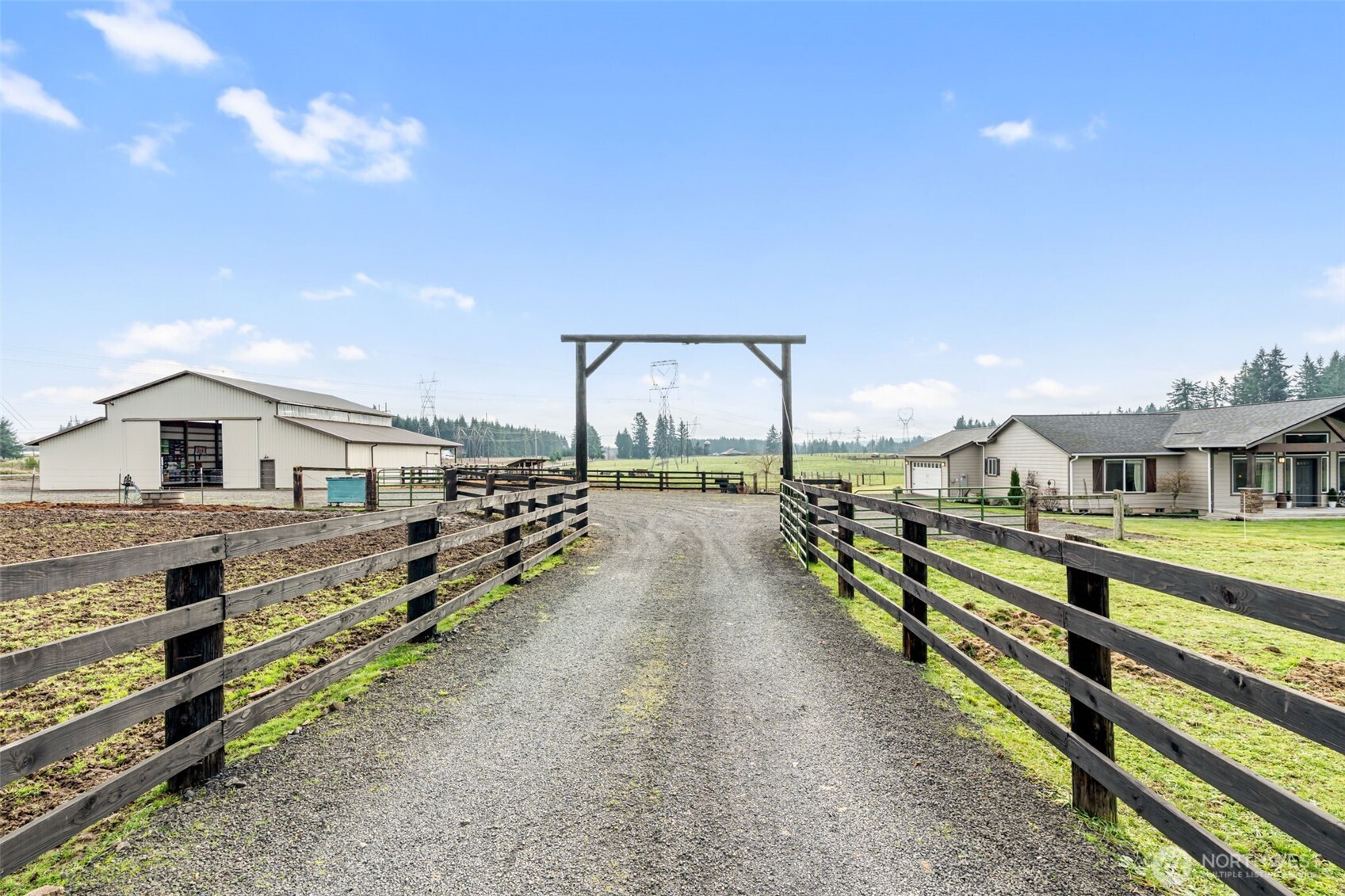Country living at its best! This beautiful ranch style home sits on 19.83+/- usable acres in the desirable Newaukum Hill area, just 2.5+/- miles from I-5 and centrally located between Seattle and Portland. Enjoy the perfect balance of privacy and convenience. Inside, you’ll love the open concept layout with a spacious living area and a HUGE kitchen island ideal for entertaining and everyday living with 3-bedrooms and 2-bathrooms, and room to spread out. Outside is where this property shines. A 40x60 barn with 16’ lean-tos on three sides and 20’ interior height offers incredible space for livestock, equipment, or projects. The property is fully fenced and cross-fenced, with approximately 10+/- acres of productive hay ground. Bring your animals, equipment, and vision. This one is ready to go. Whether you're looking for a hobby farm, horse property, or just space to breathe, this property checks all the boxes!