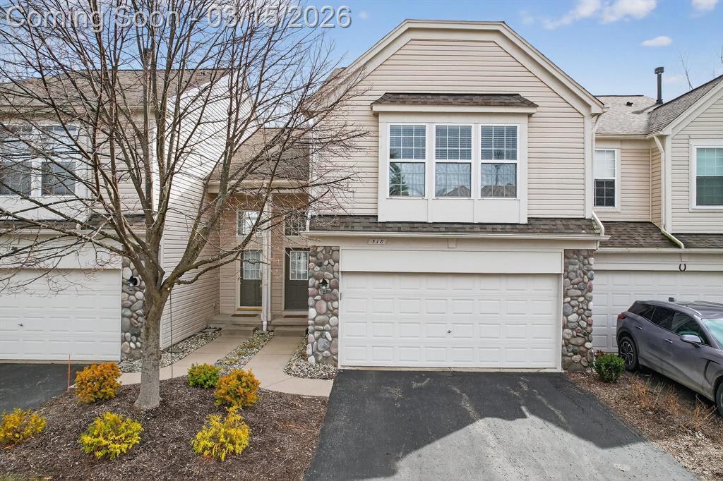 Welcome home to this beautifully updated 3-bedroom, 2.1-bath condo offering just over 1,600 square feet of stylish living space. Renovated in 2022, this home combines fresh modern finishes with an inviting layout designed for comfort and connection.Step through the vaulted entry into a bright, partially open floor plan that flows from the spacious living room to the large kitchen and dining area--perfect for entertaining or casual everyday living. The kitchen features generous counter space and a dining area that overlooks the private patio and beautiful yard, creating a serene indoor-outdoor feel.Upstairs, you'll find three well-sized bedrooms including a relaxing primary suite with a private bath. A convenient two-car garage and thoughtful updates throughout add to the easy-living appeal. Located just minutes from Downtown Fenton's shops, dining, and recreation, this condo offers the ideal blend of location, comfort, and contemporary style.