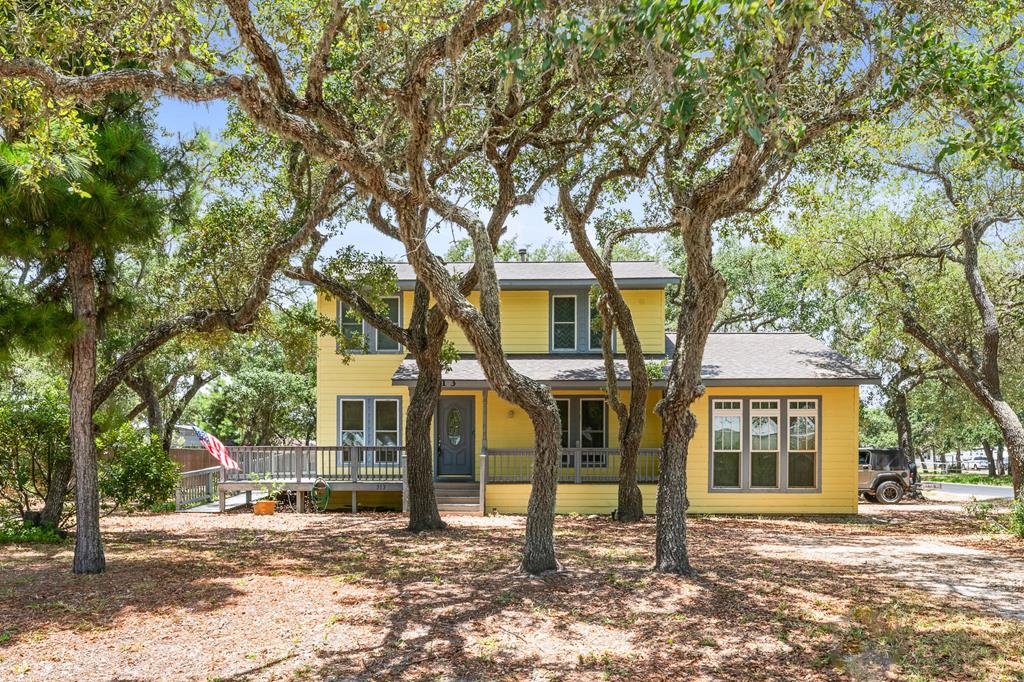 Discover this lovely home nestled on a beautiful .28 acre corner lot adorned with majestic oak trees.  Enjoy modern living with laminate flooring and a stylish kitchen featuring granite countertops, a beautiful tile backsplash, and stainless steel appliances.  The home boasts a large bonus area, perfect for an office, playroom, or additional living space.  Step outside to a nice deck, ideal for entertaining or relaxing in the serene surroundings.  Located in the highly sought-after Fulton area, this home combines comfort, style, and convenience.  Don't miss this fantastic opportunity-come see this property today!