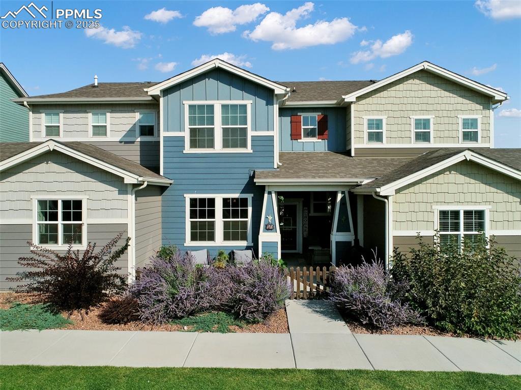 ***West side beauty alert! Beautiful 3-bedroom, 3-bath home built in 2018, located in the sought-after Gold Hill Mesa community. Located next to an open Green Area, with stunning mountain and city views around, this property offers a fenced patio and charming front porch to enjoy the peaceful, well-maintained setting.

The main level features an open-concept floor plan with a spacious kitchen, granite countertops, granite sink and seamless flow into the dining and living areas—perfect for entertaining. Upstairs offers three bedrooms and all bathrooms include granite counters.

Additional highlights include central A/C, an attached 2-car garage, and low-maintenance living. Enjoy access to the Gold Hill Mesa community center with a fitness facility, summer concerts and events. 

Conveniently located near parks, trails, shopping, and dining in Old Colorado City and Downtown Colorado Springs. Move-in ready with access to award-winning schools and unbeatable westside views!