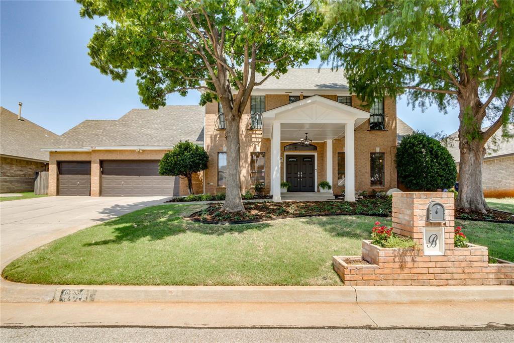 Welcome to 6641 NW 116th St in Northwest OKC! This beautiful one-owner home offers a spacious and versatile floor plan with 4 bedrooms, 3 and a half baths, and plenty of room for comfortable living and entertaining. The main level features a welcoming den with an electric remote controlled fireplace, formal living room, formal dining room, and an eat-in kitchen. An enclosed 254 sqft sunroom with heat and air (which is not included in the square footage) provides additional year-round living space and is perfect for relaxing, entertaining, or enjoying your morning coffee.The primary suite is conveniently located downstairs with an updated ensuite, while upstairs features 3 additional bedrooms, 2 full baths, and a spacious bonus room with built-in adjustable oak shelving and a large balcony. This bonus room can serve as a media room, game room, office, or another living area. Upstairs, you will also find a large storage/filing room with numerous built-in shelving units and a walk in attic for even more storage. An above ground 127 sqft safe room with heat and air is located in the garage and provides added peace of mind. The safe room can be conviently hidden by a pull down garage door. This amazing home boasts a new roof with Class 4 shingles, new carpet, new interior and exterior paint, and new fence and landscaping. Lovingly maintained by the original owner, this home offers a flexible layout with multiple living spaces and abundant room to make it your own.