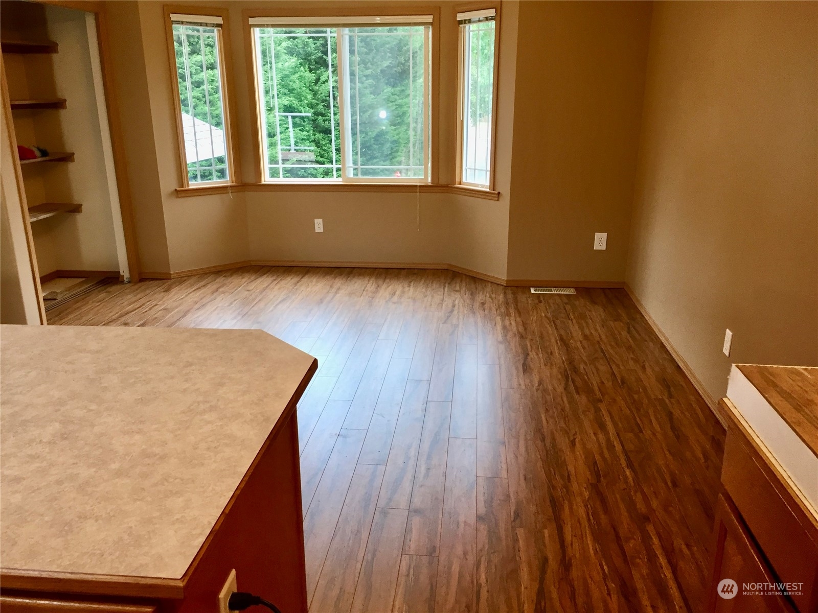 From Kitchen looking into Dining room