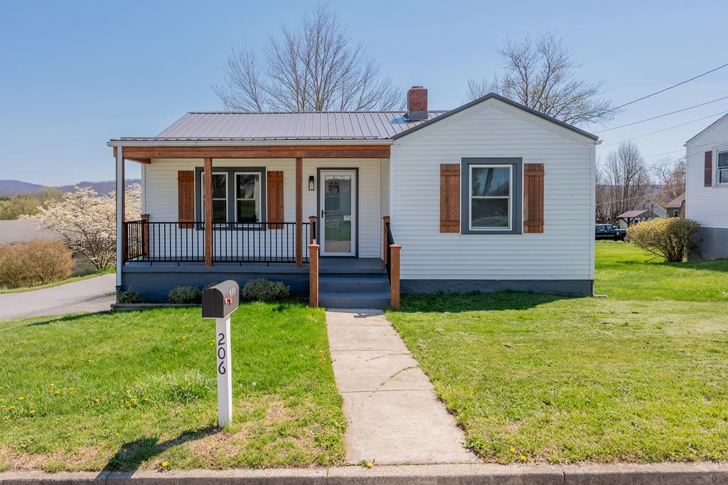 Completely remodeled and move-in ready, this adorable  2-bedroom, 1-bath home in the heart of Marion offers the perfect blend of modern updates and small-town convenience. Featuring all-new everything, from top to bottom—you'll love the peace of mind that comes with a fully updated home, including top-of-the-line appliances that convey with the property. Step outside to an oversized back porch and take in stunning mountain views—perfect for relaxing mornings or evening entertaining. The walk-out basement, with convenient interior access, offers endless potential to be finished for additional living space, a home office, or recreation area. Located in town and within walking distance to local shops, dining, and amenities, this home combines comfort, style, and convenience in one beautiful package. Don't miss your chance to own a like-new home in a prime location!