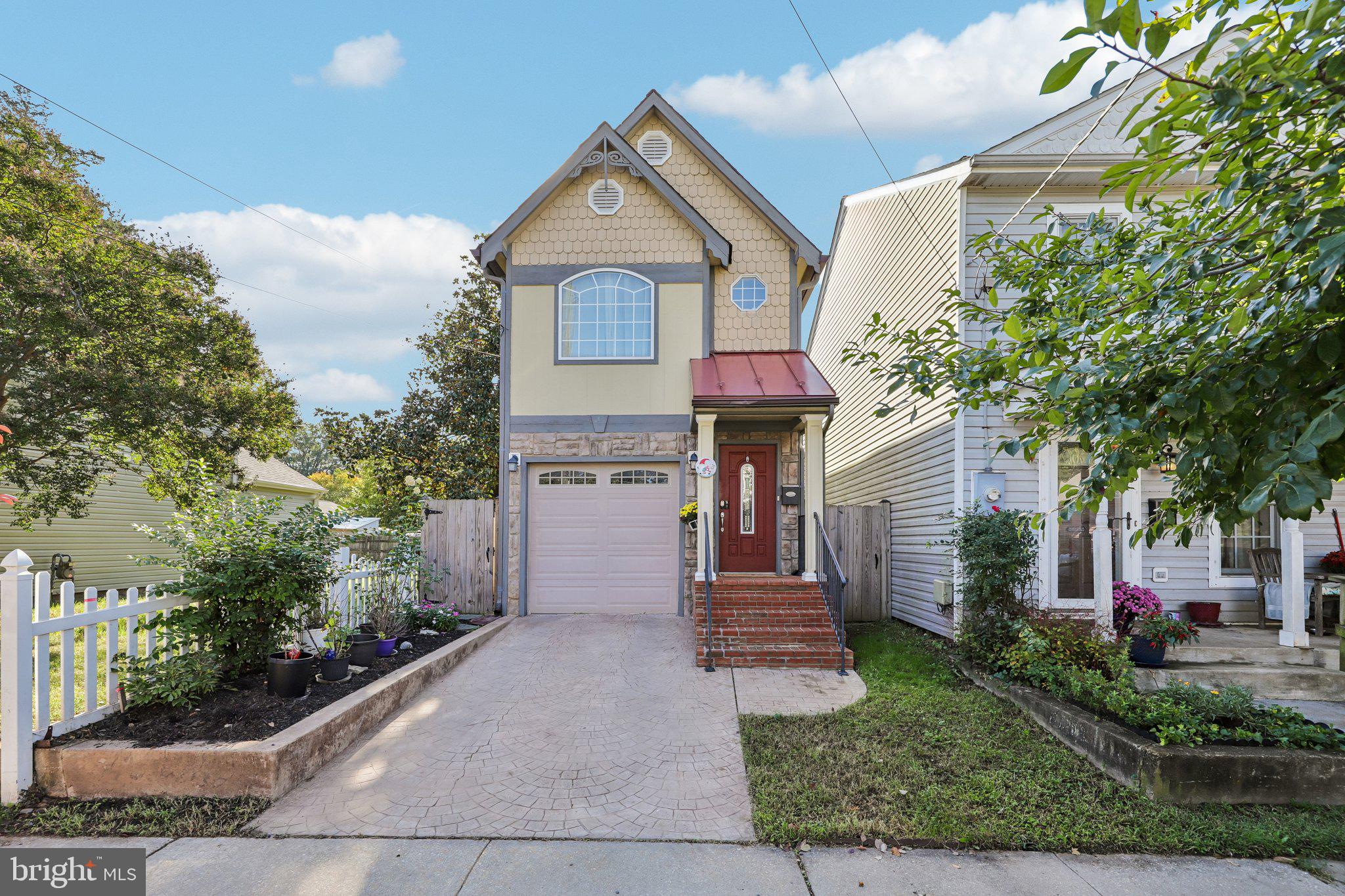 Distinctive charm, thoughtful updates, and inviting outdoor spaces come together at 626 Stuart Street! Located in downtown Fredericksburg, this three-bedroom, two-and-a-half-bath home welcomes you with Victorian-inspired architectural details and an attached one-car garage. Inside, bamboo flooring and custom wood accents add warmth and character, while the kitchen features granite countertops, stainless steel appliances, and an island ideal for meal preparation and gathering. The adjoining dining and living spaces create an easy flow for everyday living and entertaining, with a gas fireplace adding a cozy finishing touch.The primary suite offers two deep closets and a private bath with a jetted tub and a vanity updated in 2026. Three-zone heating adds everyday comfort and convenience.Enjoy morning coffee or unwind in the screened porch overlooking the fenced backyard. A patio with drainage, a retaining wall, and refreshed garden areas create an inviting outdoor setting, while a dedicated side dog run with artificial turf adds a practical feature for pet owners.Recent improvements include refreshed exterior paint, interior painting, a new attic fan in 2025, and exterior front-step repairs in 2026. With memorable architectural character, comfortable living spaces, and a downtown Fredericksburg location, this home is ready for its next chapter.