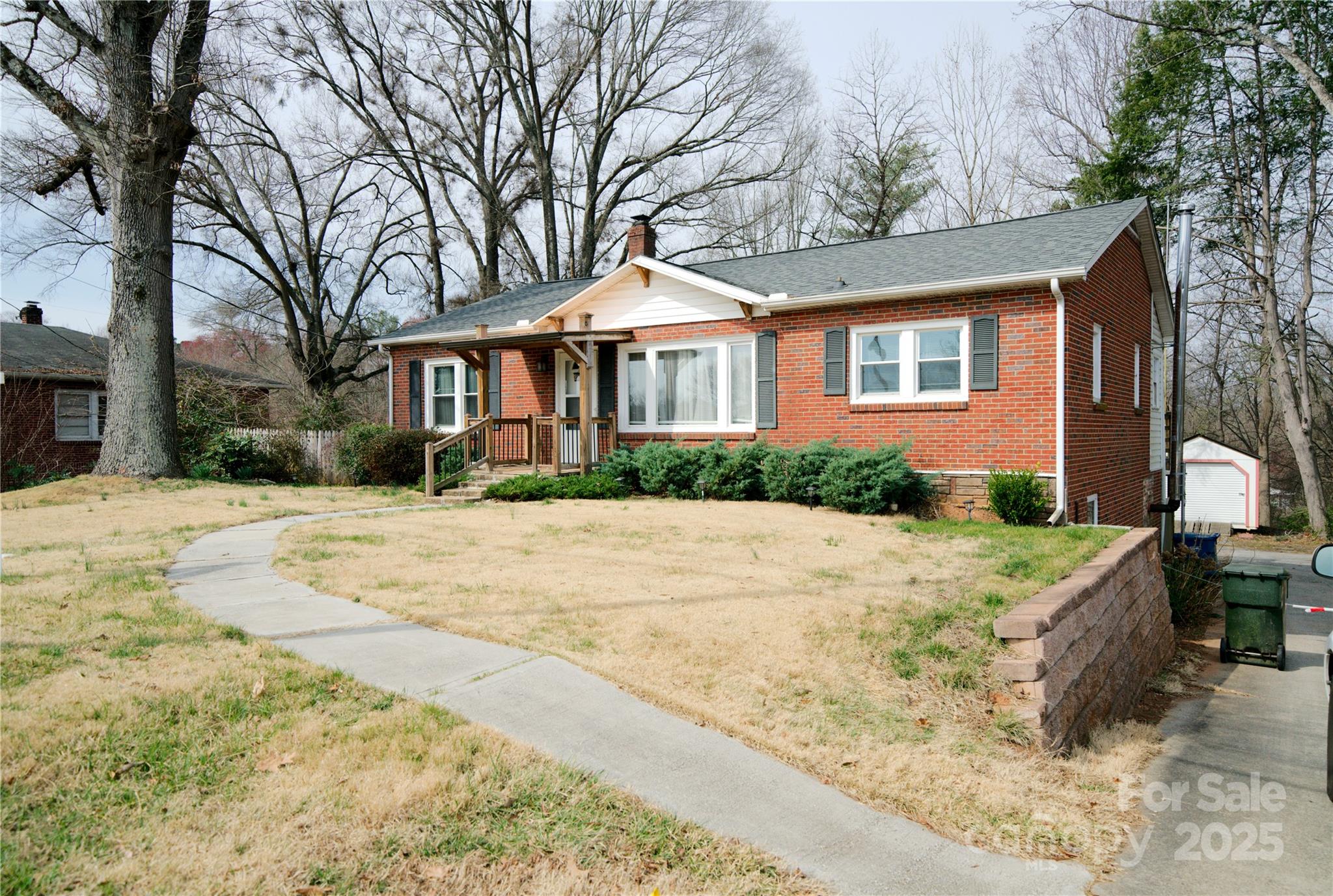 Front Angle View - Walkway/Driveway