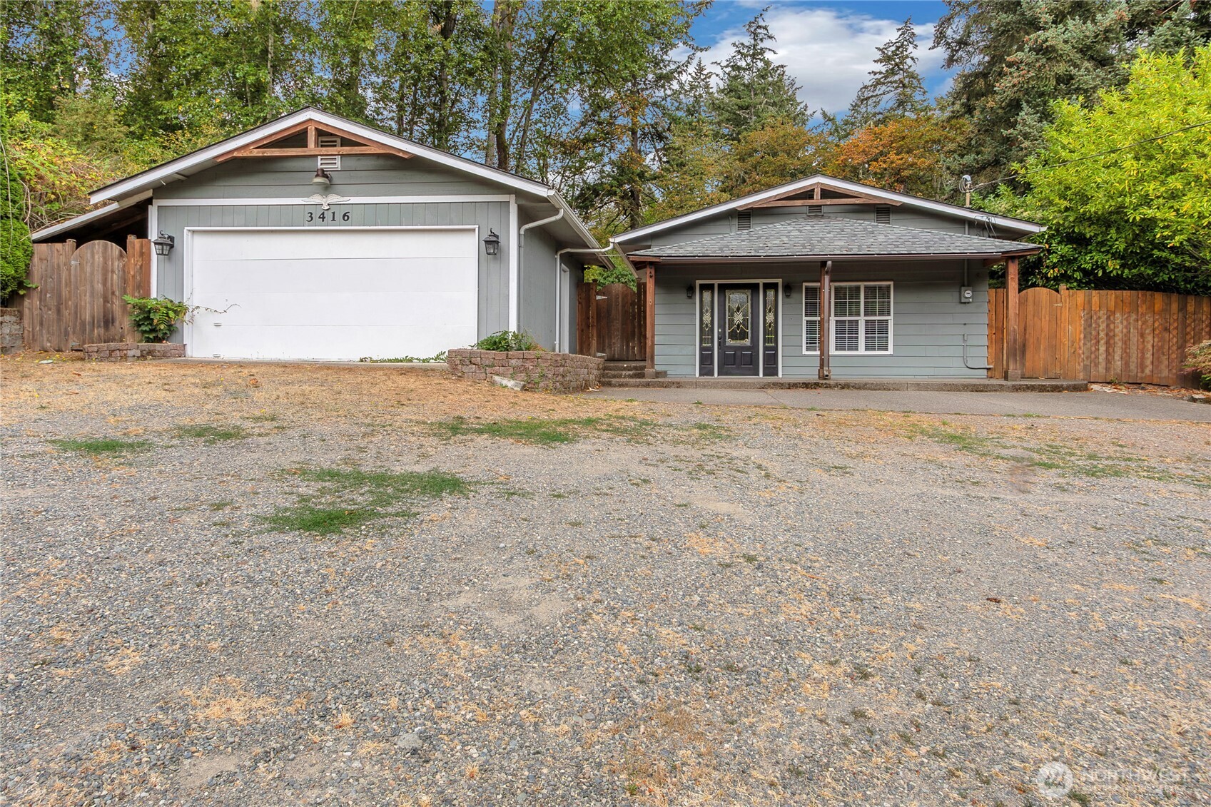 It’s easy to forget you’re this close to everything when your backyard disappears into the woods. Set on approximately 1.1 acres and backing to Swan Creek Park, this single-level Tacoma home has the kind of setting you simply can’t manufacture. Inside, 1,683 square feet offers 2 existing bedrooms, 1.75 baths and something increasingly valuable: options. A separate den/office provides potential for additional sleeping space, while the large finished bonus room creates an intriguing opportunity for another bedroom, oversized primary suite, media room or second living area. Outside, the possibilities keep going with a detached 2-car garage, RV parking, garden space, patio and plenty of room for projects, equipment and toys. And behind it all is the wooded backdrop of Swan Creek Park instead of another row of houses. Use the rooms differently. Spread out. Build a garden. Tinker in the garage. Bring the RV. This is a property that gives you room to decide what you want it to become.
