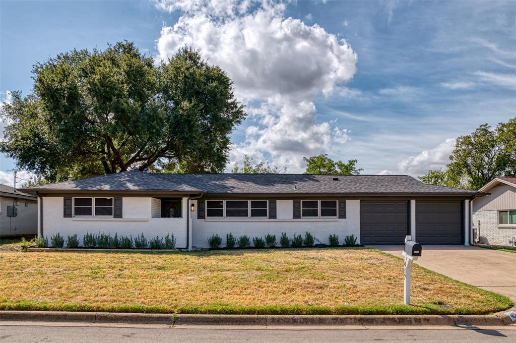 Beautifully updated home in the heart of Hurst with a flexible floorplan. This move in ready home offers an open floorplan that has the option for 2 living spaces or 2 dining spaces or a home office. Updates completed Sept. of 2026 include new paint inside and out, all flooring, kitchen cabinets, granite counter tops, stainless appliances, back splash, all plumbing fixtures and light fixtures, cabinet hardware and door hardware, primary vanity, shower door, bathtub and shower tile surrounds, and much more! Other features include a dual sink bath vanity, walk in primary closet, updated electrical panel, a large outdoor patio and a storage building. Walking distance to Shady Oaks Elementary and a very short drive to Hwy 183.