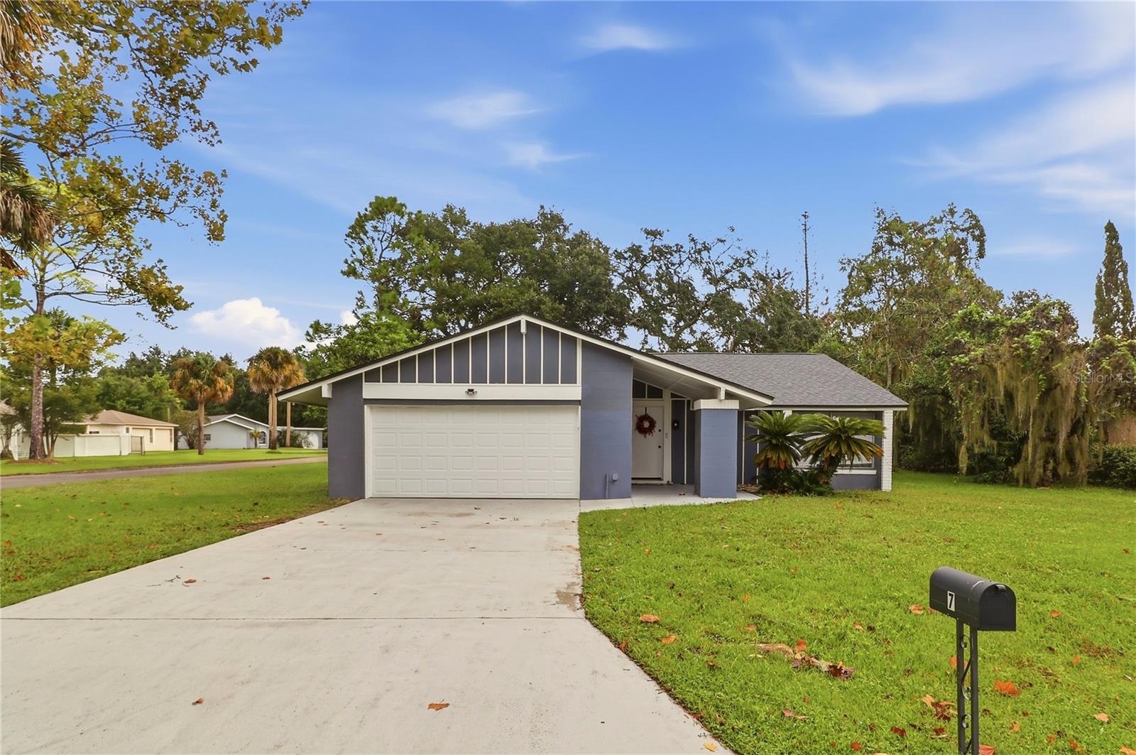 Investment Opportunity in Palm Coast! This 3-bedroom, 2-bathroom home offers an excellent opportunity for investors seeking income potential, with a long-term tenant already in place. Situated on a corner lot spanning over a quarter acre, this property features an open floorplan designed for comfortable living and an updated kitchen with ample cabinetry and drawers, stainless steel appliances, and a center island providing additional prep space and seating for casual meals. The spacious primary suite features sliding glass doors leading to the covered rear patio, while two additional bedrooms and a full bathroom provide flexibility for family members, guests, or a home office. Enjoy Florida's outdoor lifestyle from the covered and screened rear porch, perfect for relaxing in the fresh air. Major updates include a new roof in 2022 and a new HVAC system in 2025, offering added peace of mind.