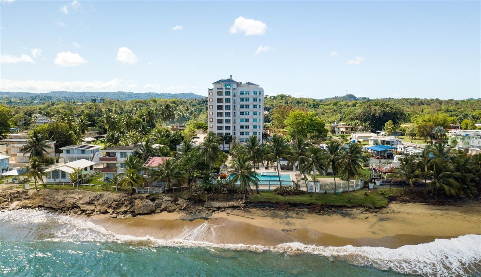 Wake up to the sound of the ocean in this elegant coastal residence located in the highly sought-after Mar Azul Condominium in Bo. Guayabo, Aguada. Positioned on the second floor, this spacious residence captures breathtaking ocean views and the soothing rhythm of the waves from its private balcony.              Designed with comfort and natural light in mind, the property features a generous open-concept living space with modern finishes, creating a seamless environment for both everyday living and entertaining. The well-appointed kitchen flows effortlessly into the main living area, while large openings invite the coastal breeze and natural light inside.The primary suite provides a tranquil retreat with its own private bath, offering a comfortable and relaxing atmosphere after a day enjoying Puerto Rico’s west coast lifestyle.Residents of Mar Azul enjoy a collection of amenities that elevate the experience of coastal living, including a swimming pool, gated security, pedestrian access to the beach, and assigned parking.Whether used as a primary residence, vacation home, or investment property, this condo delivers the perfect blend of location, comfort, and lifestyle on Puerto Rico’s beautiful west coast.Property Taxes (CRIM)Approx. $1,374 annually (2025 estimate)Coordinates18.3789686, -67.2201839Up to 70% Owner Financing Available