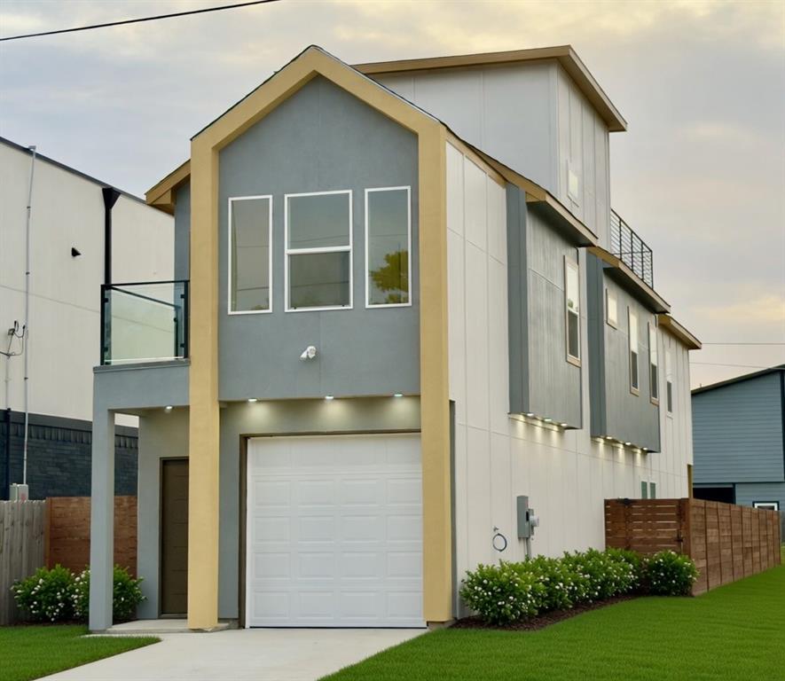 Modern New Construction with Rooftop Deck & Downtown ViewsExperience elevated living in this stunning new construction home featuring a sleek modern design and an exceptional rooftop deck with panoramic views of Downtown Dallas. Perfectly blending style and function, this residence is designed for both everyday comfort and unforgettable entertaining.The home offers 4 spacious bedrooms and 2.5 bathrooms, with an open, thoughtfully designed layout that maximizes natural light and flow. Clean architectural lines, contemporary finishes, and expansive windows create a bright and sophisticated atmosphere throughout.The primary suite is a true retreat, complete with its own private fireplace—adding warmth and luxury to your personal space. Additional bedrooms provide flexibility for guests, home office, or family needs.The highlight of the home is the expansive rooftop deck, where you can relax, entertain, and take in sweeping skyline views of Downtown Dallas.A rare opportunity to own a modern home that combines location, design, and lifestyle at this level.