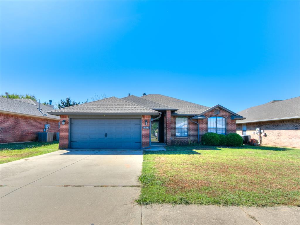 Welcome home to this well-maintained 4-bedroom home offering 1,669 sq. ft. of comfortable living space! The flexible fourth bedroom can easily be used as a home office or study. The home features a spacious kitchen with stainless steel appliances, ample cabinet and counter space, and an inviting dining area. Enjoy the convenience of an attached 2-car garage, storm shelter, and a water heater that is only approximately 3 years old. Step outside to a peaceful backyard with a patio area, providing a great space to relax, entertain, or enjoy a quiet evening outdoors. No HOA! Sellers are willing to leave the refrigerator, washer, and dryer with an acceptable offer. Schedule your showing today and see everything this home has to offer!