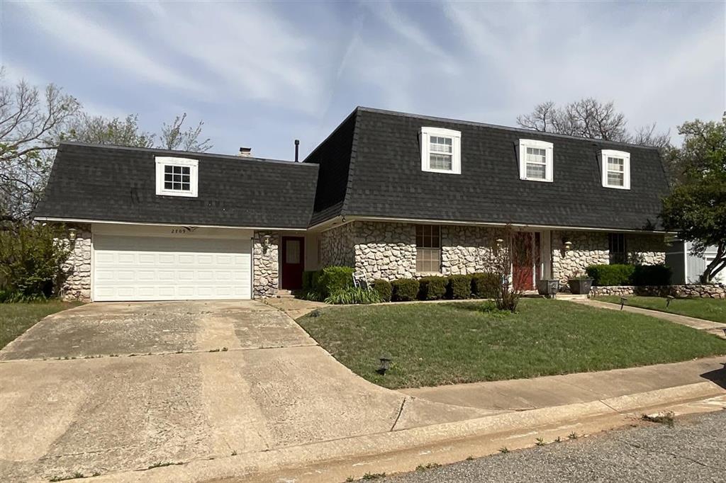 Newly renovated 5-bedroom home in Edmond’s The Trails neighborhood. Updates throughout include new flooring, brand-new shingles (2026), two new HVAC systems, and new windows downstairs, with upstairs windows previously replaced. The remodeled kitchen features granite countertops, electric cooktop, oven, microwave, disposal and dishwasher that overlooks the family room with a picture window with views of the backyard and creek along with a wet bar and wood-burning fireplace. You’ll also enjoy the oversize living room and dining room that overlook the backyard. Upstairs features four spacious bedrooms, updated hall bath with new tub and surround tile. A generous primary suite with private bathroom. A fifth bedroom downstairs is ideal for an office, study, or exercise room and is conveniently located near a half bath.The property also includes a small storage building and a 20' X 30' garage/workshop, offering excellent space for hobbies, tools, or extra storage.The neighborhood features a swimming pool, clubhouse, tennis court and walking trails. This home is not included in the mandatory HOA.Space for everyone!