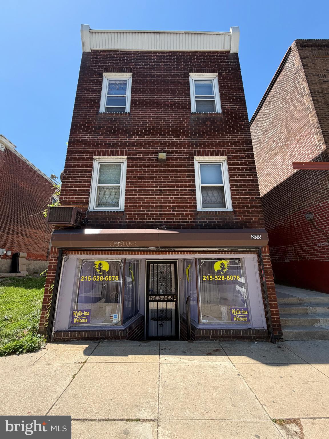 Welcome to 238 N 52nd St, a well-maintained mixed-use investment property in West Philadelphia featuring 7 total units 6 residential studio apartments and 1 commercial salon space. Street-level salon is currently rented for $900/month and includes the main salon area, private storage room, and bathroom. The six residential studio units are each rented for $775/month, creating strong income potential for investors.The property features separate electric and gas meters for all 7 units. Heating is provided by a radiator system with a central thermostat controlled by the lower level, and the main boiler was replaced in 2022. The salon also includes 2 mini-split systems for additional comfort. There is 1 hot water heater servicing the residential units and a separate hot water heater for the commercial space. Additional updates include a roof approximately 4 years old.Conveniently located near public transportation, shopping, and major roadways, this fully occupied mixed-use property is a great addition to any investment portfolio.
