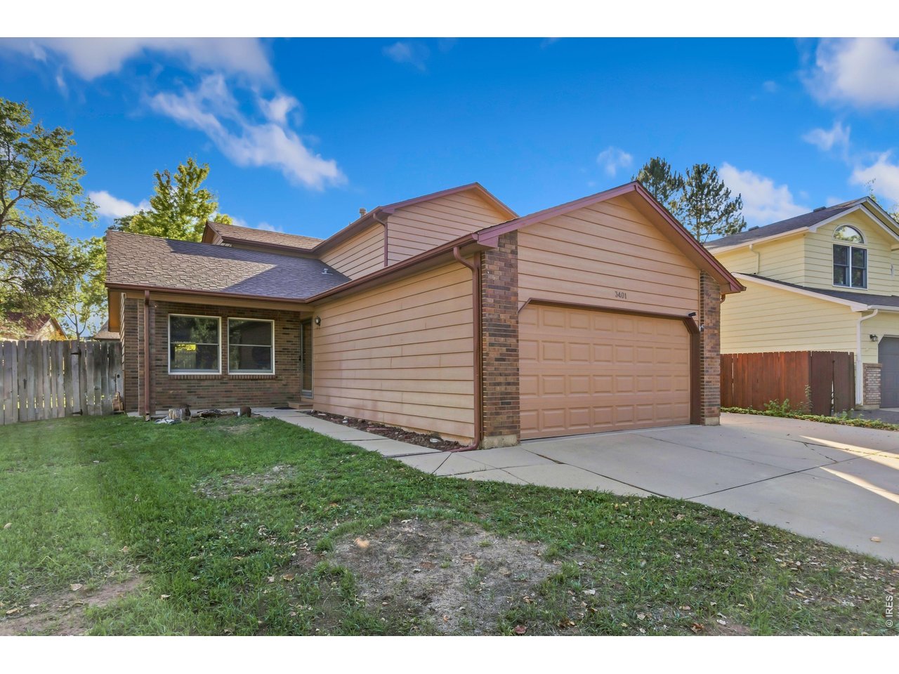 Just an incredible location in SW Fort Collins, blocks away from Rossborough Park and Rocky Mountain High School! This 2-story home boasts 5 bedrooms total, including a primary suite with a walk in closet on the main level! The home is just under 2800 SF total, with 3 bedrooms and full bathroom upstairs, additional bedroom and bathroom in the basement, and just under a 8,500 SF lot with a storage shed and two concrete patios in the backyard! The lot includes fruit trees, and a double gate on the side of the home, perfect for RV/boat storage! Approximately half of the windows and patio slider were replaced in 2024. Laundry is located upstairs, but set up is also possible in the basement! A one-year First American Home Warranty to be provided for peace of mind! The home has been pre-inspected. Come take a look!