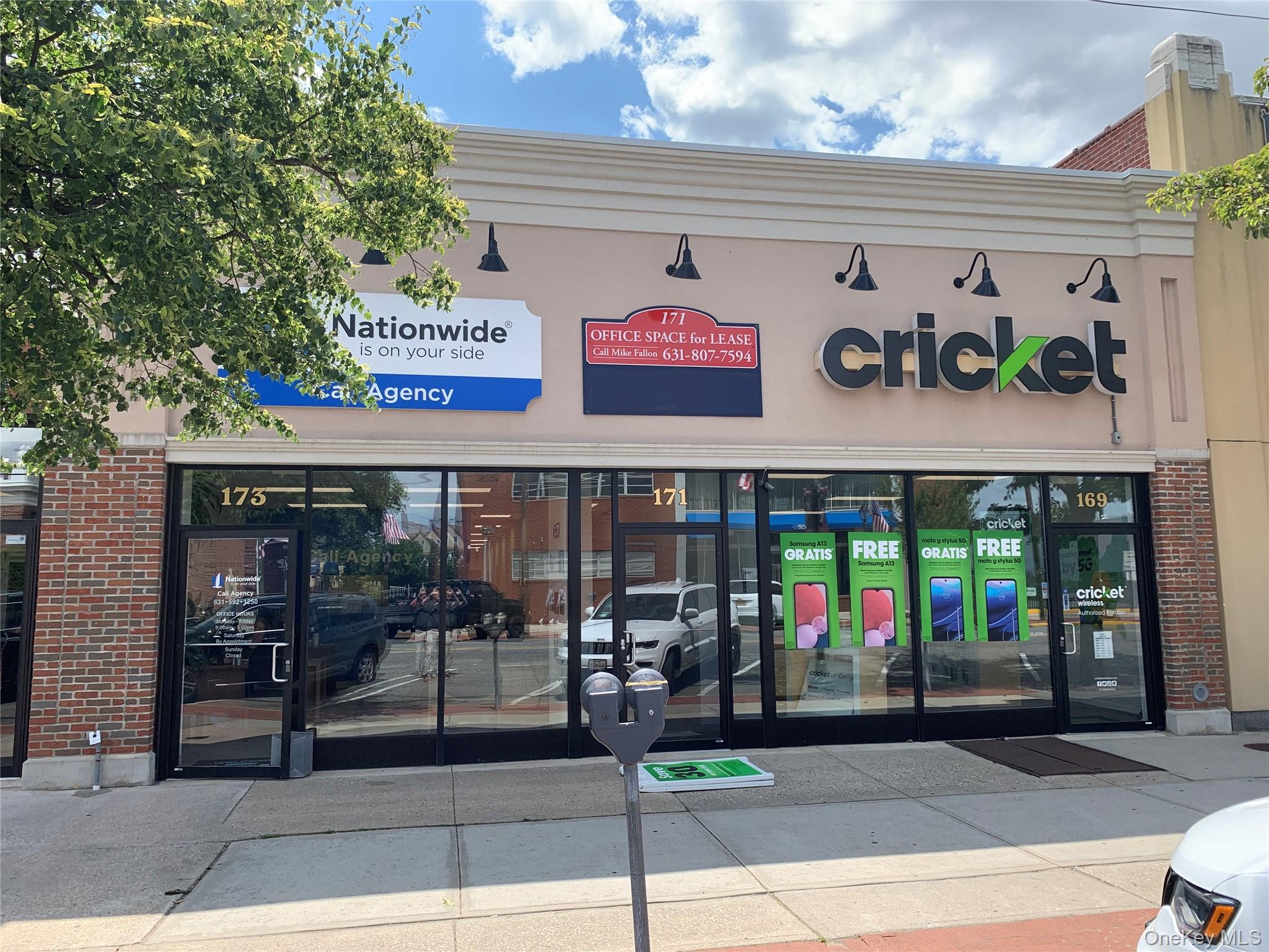 This renovated 455 rentable square foot office suite is accessible from 171 South Wellwood Avenue and also with a rear entrance onto South 1st Street with access to the Village of Lindenhurst free Municipal Parking Lot. Enter into Open Work Area and Then into 3 Private Offices. It can easily be reconfigured to suit the new tenant's needs. High Ceiling - Large Windows with Lots of Light - Rent is $2,250 Including All Utilities of Gas Hot Air Heat and Electric with Central Air Conditioning. ADA Compliant Half Bath in Hallway.