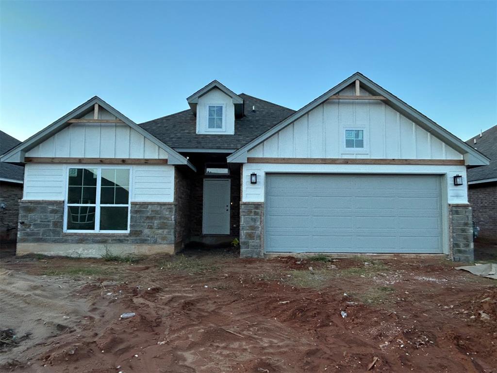 Wonderful layout! Warm wood tile flows throughout all of the main areas. Nice wide entry hall. Living room features a beautiful wood and stone fireplace. Ten foot ceilings throughout a large portion of the home. The kitchen is loaded with custom cabinets, under cabinet lighting, big island, thick quartz tops, farm sink, stainless steel Samsung built-in appliances, decorative vented hood and much more! The primary bedroom is very spacious while the primary bathroom includes a large vanity with two sinks, a soaking tub and tiled shower. The primary closet is enormous with seasonal storage. Both spare bedrooms are roomy as well! This home backs up to an HOA maintained common area, providing extra space and privacy. Neighborhood amenities include a pool, clubhouse with fitness center and gathering hall, and playground. Very energy efficient home!