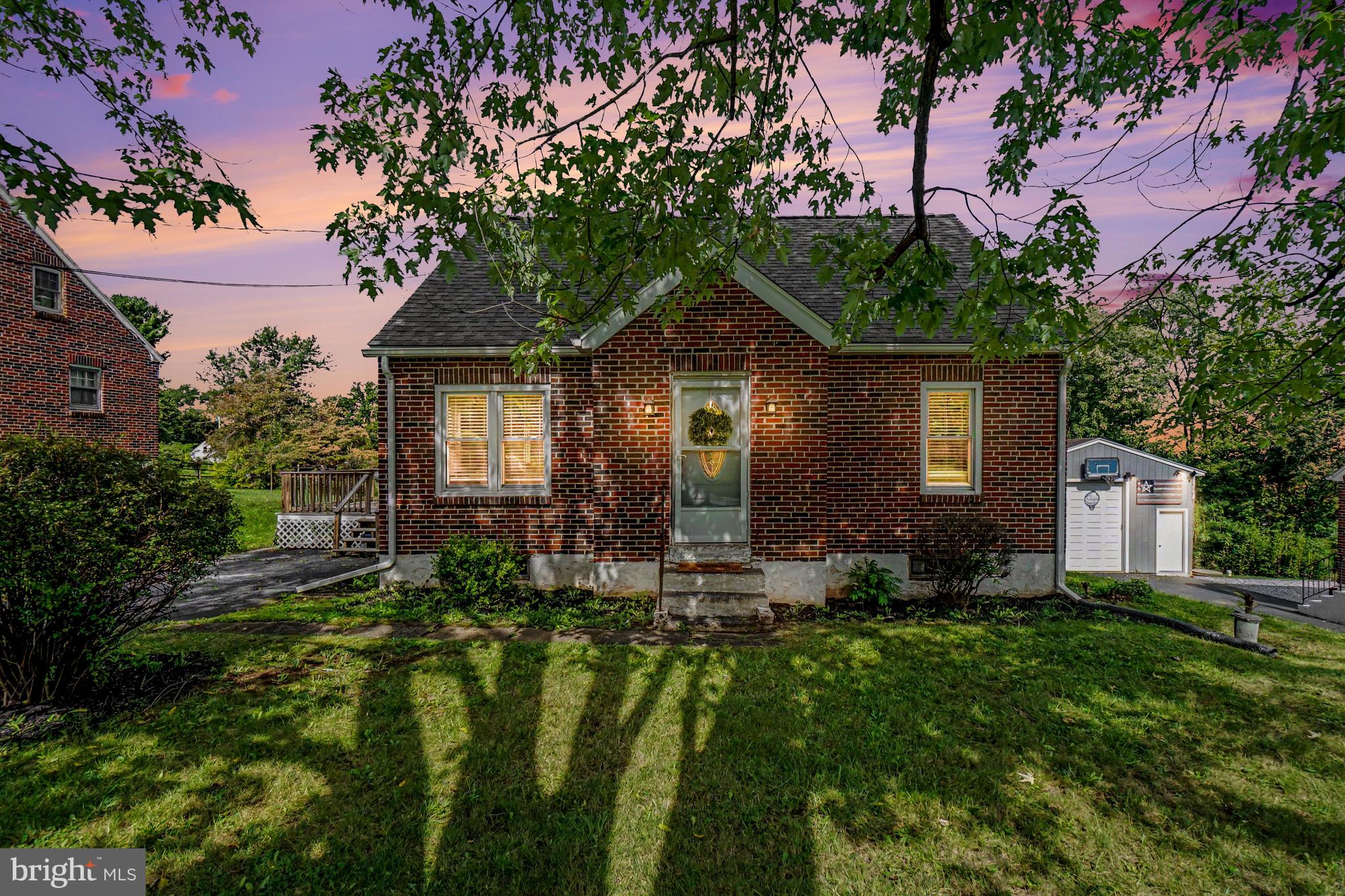 Welcome to 862 Englesville Hill Road! Situated on approximately 0.20 acres in the Boyertown Area School District, this solid brick Cape Cod offers 4 bedrooms, 1 full bathroom, and thoughtful updates throughout. Natural light fills the living room, where vinyl plank flooring and a charming arched doorway lead into the eat in kitchen with painted wood cabinetry and stainless steel appliances. Two bedrooms and a full bathroom on the main level provide a convenient layout, while two additional bedrooms upstairs feature updated carpeting and lighting. Mini split units in each bedroom provide cooling for added comfort. Additional features include vinyl windows, an architectural shingle roof, and a full basement with plenty of storage space. Outside, a wooden deck overlooks the backyard, offering space to relax, garden, and enjoy the outdoors. Driveway parking for two vehicles completes the property. Schedule your showing today!