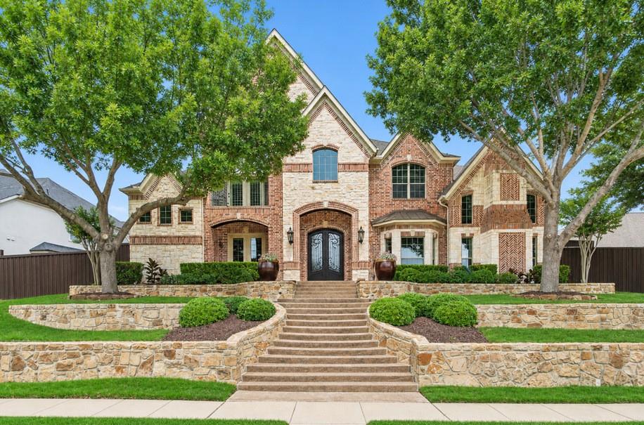Welcome to this exceptional multigenerational home in the prestigious Lexington at Twin Creeks. Immaculately maintained & beautifully updated, this move-in-ready residence offers an impressive blend of luxury, comfort, & flexibility with six bedrooms & multiple living spaces designed for modern living.A grand entry showcases double wrought-iron doors and dramatic dual curved staircases. Just off the foyer are a private study with built-ins & an elegant formal dining room.The spacious family room features soaring two-story ceilings, a stunning cast-stone fireplace, custom built-ins, & an open-concept design that flows seamlessly into the gourmet kitchenn & nook. Perfect for entertaining, the modern kitchen boasts a large island, updated backsplash, custom cabinetry, a six-burner commercial-grade cooktop, built-in refrigerator, & double ovens.The downstairs primary suite is a true retreat, offering a sitting area, private access to the backyard, and a wall of windows overlooking the pool and landscaped grounds. A coffee bar leads to the luxurious primary bath featuring dual walk-in closets, separate vanities, an oversized dual-entry shower, & jetted tub.Also on the first floor is a private secondary primary suite with its own fireplace,vaulted two-story ceiling,& ensuite bath.Upstairs,an oversized gameroom with a walk-in wet bar. Two bedrooms share a jack-and-jill bath, while another bedroom enjoys a private ensuite bath.Another wing offers its own living area & bedroom with a private staircase to the first floor, creating an ideal guest suite or private living quarters. Sellers were informed this area may be plumbed for a future kitchenette.The multi-level media room is an entertainer’s dream, featuring columns, sconces, projector wiring, & 7.1 surround sound. Step outside to your private backyard oasis complete with a sparkling pool & spa, prof. landscaping, an outdoor living area with fireplace, & outdoor kitchen. Electric gate adds to the backyard privacy.