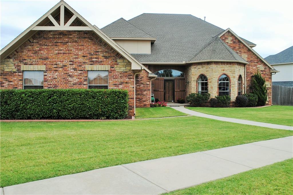 Need extra space? This Fenwick home delivers with a dedicated study, formal dining room, an oversized game/family room with vaulted ceilings, and two versatile bonus room ready for a home theater, playroom, fitness space, or additional living area.Enjoy neighborhood trails, stocked ponds, a clubhouse, pool, swim team, playground, and community events. Edmond schools, OKC utilities, and convenient access to Quail Springs, Chisholm Creek, the Kilpatrick Turnpike, shopping, dining, and parks add to the appeal.Competitively priced with room to personalize, this home offers an excellent opportunity to create a space that fits your needs. Home warranty included!