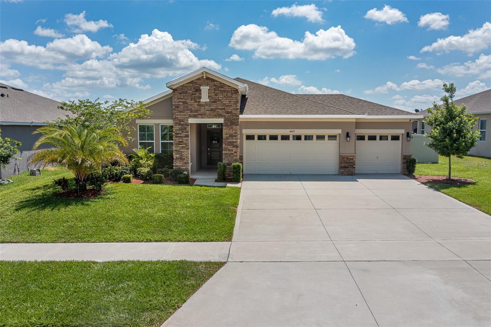 The opportunity to own your home in the quiet neighborhood of Linwood. Don't wait to build when you can buy NOW. Built in 2017, this house is ready for its new owners! This exquisite POOL home comes fully equipped with 4 bedrooms, 3 full bathrooms, a 3-car garage.It is FULLY LOADED with tons of UPGRADES! Tile throughout all main living areas, granite countertops on an oversized island, 42" cabinets, and an open-concept floor plan with a kitchen that has plenty of space for entertaining. This house has it all!And that's not all; the large lot gives you ample space between you and your neighbor to enjoy plenty of privacy. Linwood is a small, exclusive community with only 53 home sites. It is close to shopping centers in Clermont AND Winter Garden, with restaurants and excellent schools nearby. It is also conveniently located right next to HWY 27 and HWY 50. Best of all—no HOA! Come make this your home before it's too late!If you are working on marketing materials for this property, let me know if you would like me to:• Adjust the tone to make it sound more luxury, modern, or casual• Condense the text into a shorter version for a social media post or flyer• Draft a punchy headline to grab buyers' attention