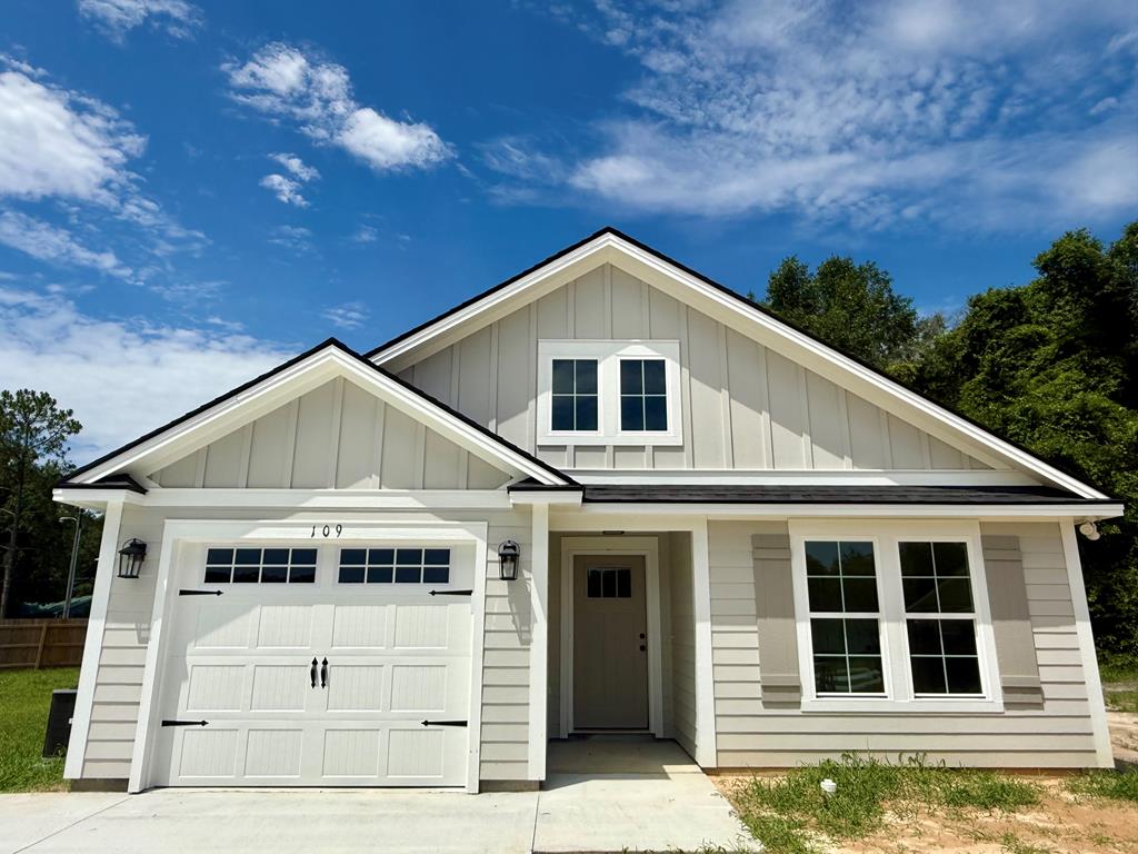 This homes interior features 3 bedrooms and 2 full bathrooms. Kitchen & baths have custom cabinetry & white quartz counter tops. Master bath has beautiful black marbled tile shower. Walk in closets with wood shelving. LVP throughout the entire home.Stainless kitchen appliances. Exterior of home features durable concrete siding, architectural shingles, & irrigation system in the yard. Come take a look at all the new construction these homes are selling fast!