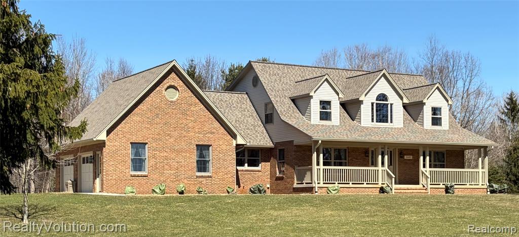 Look no further, this custom-built home has had one owner, has been loved and meticulously maintained.  2600 sq, 4 bedrooms, 2.5 baths, all neutral colors and move in ready. The home sits off a paved road on over 6 acres with mature landscaping, partly surrounded by woods with property frontage on both Lum and Slattery. The small pond is perfect for the kids to fish. The long driveway has a cement apron leading to an attached 2.5 car garage. Out back is large shed with rear double doors, and a concrete patio with a pergola. Inside is beautiful oak finishings and floors with a spacious layout. The kitchen has custom oak cabinets, new appliances and lots of cabinet and counter space. The kitchen also includes an eat in dining area. The living room has plenty of space for all your furniture and is a cozy gathering place. Off the foyer entrance is a space for your 4th bedroom or den. Come in from the garage to your mud room and laundry a convenient spot to drop and go. Head up the oak staircase to the other oversized 3 bedroom, including the master suit with walk in closet and full bath. The other 2 bedrooms are perfect size with plenty of closet and floor space. At the end of the hallway is a cute little nook with a skylight that is great for a toy room, office or even a nursey.The full basement is an empty canvas for you to finish. The high ceilings and poured walls make it a perfect space.The home is wired for a whole house Generac generator; you just need to furnish the generator.2022 NEW POLY GEM D4 SIDING, 30 YEAR SHINGLES, DOWN SPOUTS, GUTTERS, ON BOTH HOUSE AND SHED. THE HOUSE ALSO HAS LEAF GUARD AND 6" ICE WATER SHIELD. NEW APPLIANCES IN 2023. 2024 NEW PERGOLA, CONCRETE PATIO AND WRAP AROUND WALKWAY.  ALL THE DOWNSPOUTS ARE BURIED AND RUN TO THE DITCH AND THE HOUSE IS ON A CONTINIOUS DRAIN TO THE DITCH KEEPING THE BASEMENT DRYALL YEAR-ROUND.  THE POND, DRIVEWAY AND SEPTIC ARE MAINTAINED REGULARLY.