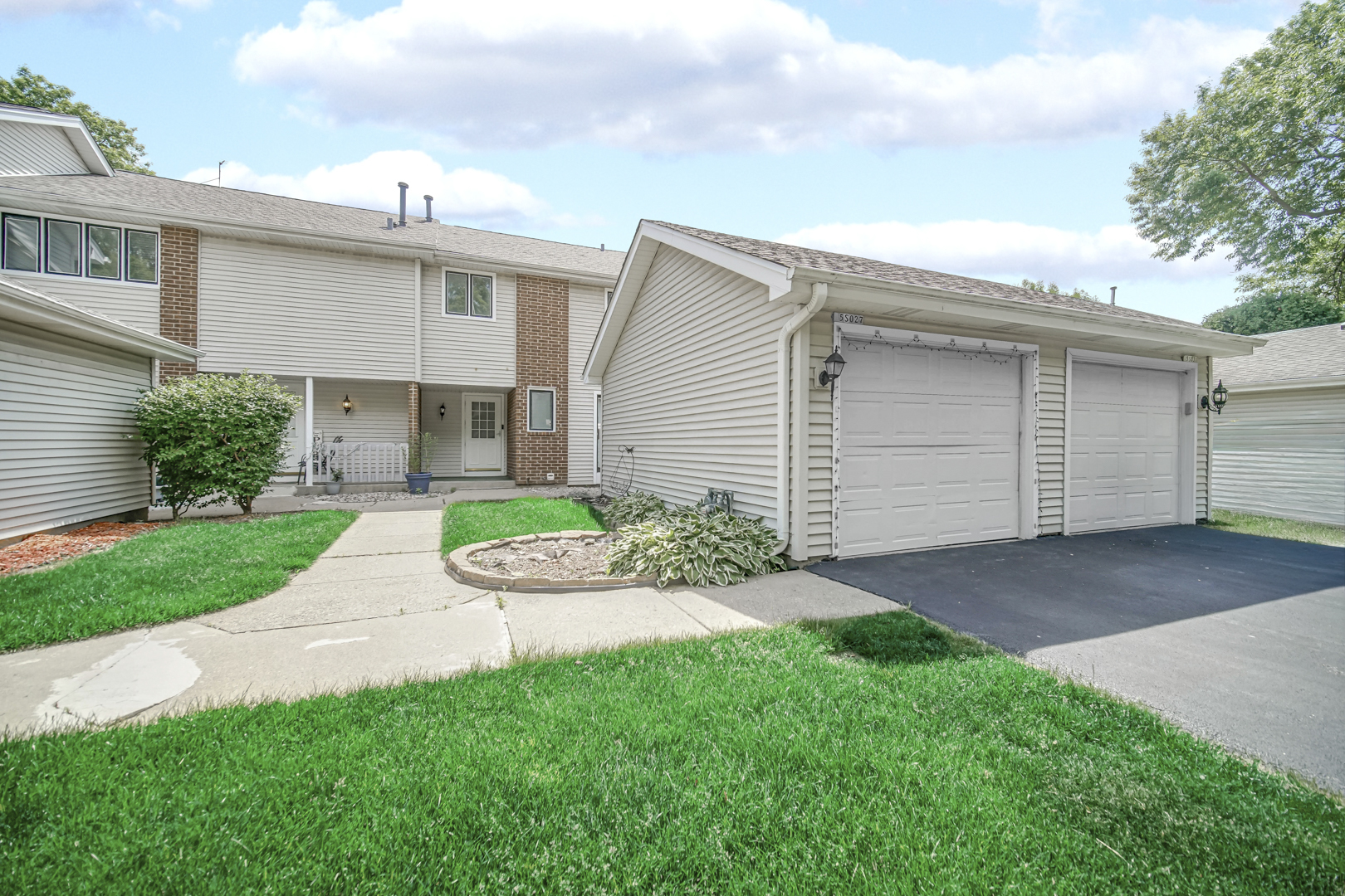 Welcome to this beautifully updated 3-bedroom 1.5-bathroom, townhome located on a quiet cul-de-sac in the Fairways of Country Lakes subdivision in Naperville. The bright interior features fresh paint, updated lighting, renovated bathrooms, a cozy gas fireplace, and a stylish kitchen with granite countertops, white cabinetry, stainless-steel appliances, and large patio doors that fill the home with natural light. The spacious finished basement offers a versatile recreation area, laundry space, and abundant storage, while the primary suite includes a walk-in closet, private balcony, and double-door entry. Residents enjoy access to community amenities including a clubhouse, pool, park, and tennis courts, with convenient proximity to Metra, I-88, shopping, and recent mechanical updates that make this home move-in ready. Property being sold As-is, no rentals allowed per association.