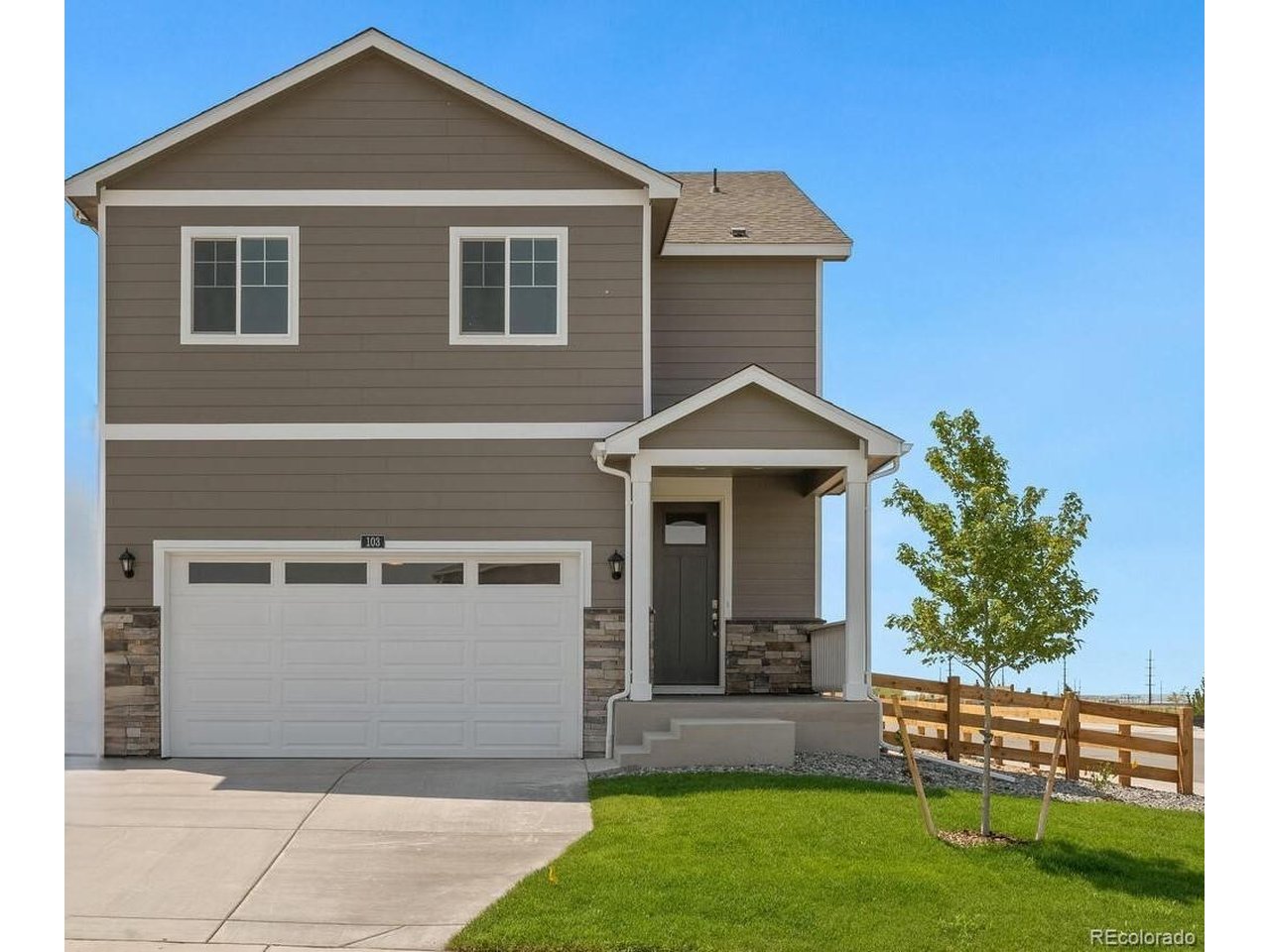 Welcome to the Pine, a beautifully designed 4 bed home at Prairie Song in Windsor. Step inside and discover an open space for your designs to come to life. Full front and backyard landscaping with fencing are included for move-in convenience. Located in the desirable Prairie Song masterplan with scenic surroundings, community-focused design, and close access to Windsor's shops, dining, schools, and outdoor recreation. Don't miss the opportunity to see this home for yourself! ***Estimated Delivery Date: January. Photos are representative and not of actual property*** non-potable water: $415 annually