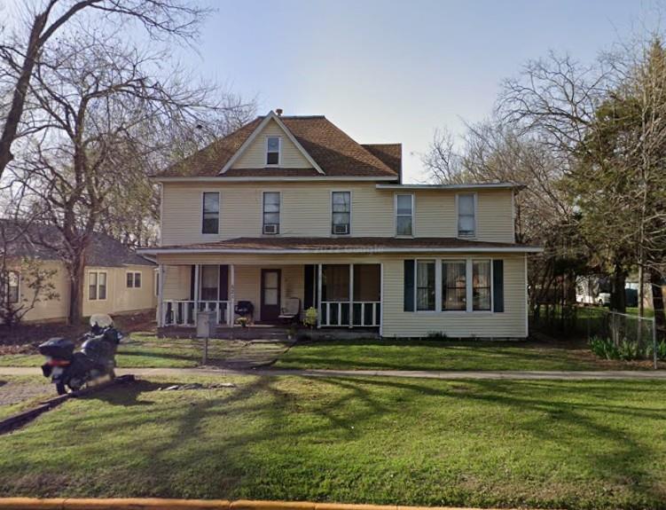 Investment Opportunity Near OU, Fully Occupied 8-Unit Apartment Building.Excellent value-add opportunity just blocks from the University of Oklahoma campus. This three-story, 8-unit multifamily property features seven 1-bedroom/1-bath units and one 2-bedroom/1-bath unit, totaling approximately 4,988 square feet on an 8,712 square foot lot with rear parking access from the alley.The property is currently 100% occupied, providing immediate income. Five tenants are month-to-month, offering flexibility for future rent adjustments or renovation planning, and three units are under lease. Current rents range from $650 to $800 per month. Owner currently pays all utilities.The building is a 1940 wood-frame structure with pier and beam foundation, central heat (two furnaces), and window unit air conditioning. Property reflects deferred maintenance and presents strong upside potential through exterior improvements, interior updates, and rental rate optimization.Located in close proximity to campus, shopping, and downtown Norman amenities, this property offers long-term demand stability and repositioning opportunity for investors seeking cash flow with value-add potential.Serious investors only. Do not disturb tenants. Selling "As Is" only.