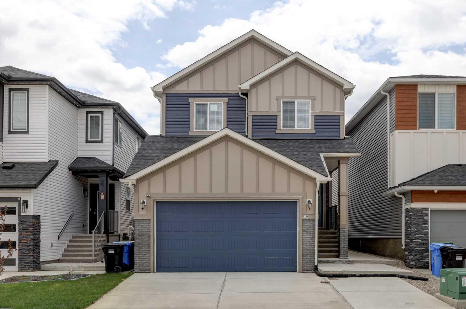 Open House Saturday, May 23, 2:00-4:00 p.m.  Welcome to this beautifully upgraded home in the highly sought-after community of Ambleridge, offering the perfect blend of modern comfort, income potential, and an exceptional location. Boasting over 2,000 sq ft of above-grade living space, this thoughtfully designed home features a bright and open main floor with spacious living and dining areas, ideal for both everyday living and entertaining. Large windows flood the home with natural light, enhanced by the highly desirable south-facing backyard, creating a warm and inviting atmosphere throughout the day. Upstairs, you’ll find a well-appointed layout with generous bedrooms, including a spacious primary retreat complete with a walk-in closet and a luxurious 5-piece ensuite. A bonus family room and upper-floor laundry add both comfort and convenience for modern family living. One of the standout features of this home is the 2-bedroom  legal suite, offering approximately 870 sq ft of developed living space. Complete with its own kitchen, living area, bedroom, and full bathroom, it provides excellent flexibility for rental income, extended family, or private guest accommodation.  Double attached garage with ample storage Located in a vibrant and growing northwest community, this home offers access to parks, pathways, and future amenities, making it an excellent choice for families and investors alike. This is a rare opportunity to own a move-in-ready home with income potential, premium upgrades, and an unbeatable setting.