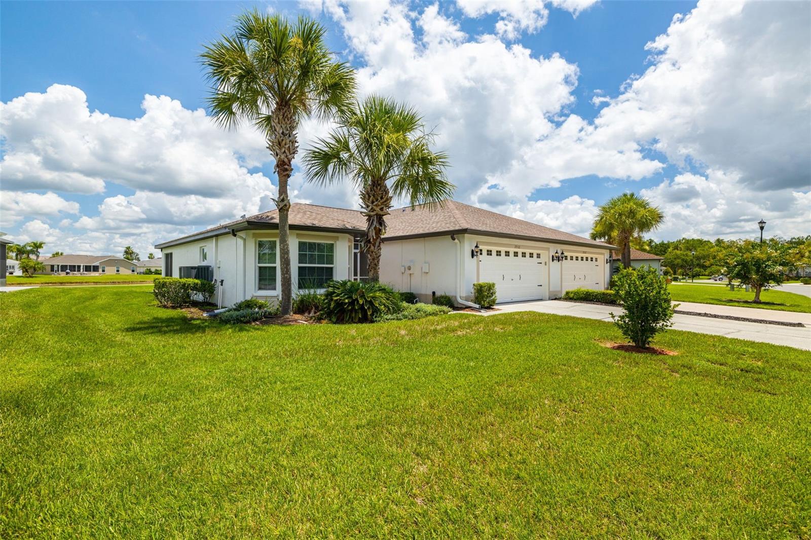 Under contract-accepting backup offers. PICTURESQUE POND, AND GOLF COURSE VIEW! A CHARMING, WELL-MAINTAINED, MAINTENANCE-FREE VILLA WITH AN OPEN LAYOUT, FORMAL DINING ROOM, 3 SPLIT BEDROOMS, 2 BATHROOMS, AND A 2-CAR GARAGE! READY FOR YOUR PERSONAL TOUCH, THIS HOME OFFERS NEUTRAL COLORS, VAULTED CEILINGS, CEILING FANS, LUXURY VINYL PLANK FLOORING, TILE, AND BERBER CARPET, DECORATIVE SHELVING, AND FLOODED WITH NATURAL LIGHT! THERE ARE BEAUTIFUL FRENCH DOORS WITH BUILT-IN MINI BLINDS LEADING TO THE OVERSIZED SCREENED LANAI AND AN OUTDOOR BBQ READY PATIO GREAT FOR ENTERTAINING! THE LARGE KITCHEN HAS A BREAKFAST BAR, PANTRY, AND NEWER APPLIANCES! THE SPACIOUS MAIN BEDROOM HAS A HUGE WALK-IN CLOSET AND AN UPDATED ENSUITE BATHROOM! THERE ARE TWO QUAINT GUEST ROOMS WITH AN UPDATED GUEST BATH! OTHER GREAT FEATURES INCLUDE INSULATED DUAL PANE WINDOWS, 2024 WATER SOFTENER, ROOF REPLACEMENT IN 2022, 2017 A/C & WATER HEATER, AND EXTERIOR HOUSE PAINTED IN 2024! THIS MOVE-IN-READY HOME IS LOCATED IN THE SOUGHT-AFTER 55+ RESORT-STYLE, GATED, DOG-FRIENDLY COMMUNITY OF TAMPA BAY GOLF AND COUNTRY CLUB! COME AND ENJOY THE GORGEOUS CLUBHOUSE WITH AN EVENT CENTER, A RESTAURANT, BAR & GRILL WITH PATIO SEATING, 2 POOLS, TENNIS & PICKLEBALL COURTS, BILLIARDS, ARD & OTHER CLUBS, FITNESS CENTER, FITNESS AND OTHER CLASSES, DOG PARKS, ENTERTAINMENT AND MUCH MORE! CALL NOW FOR A PRIVATE TOUR!